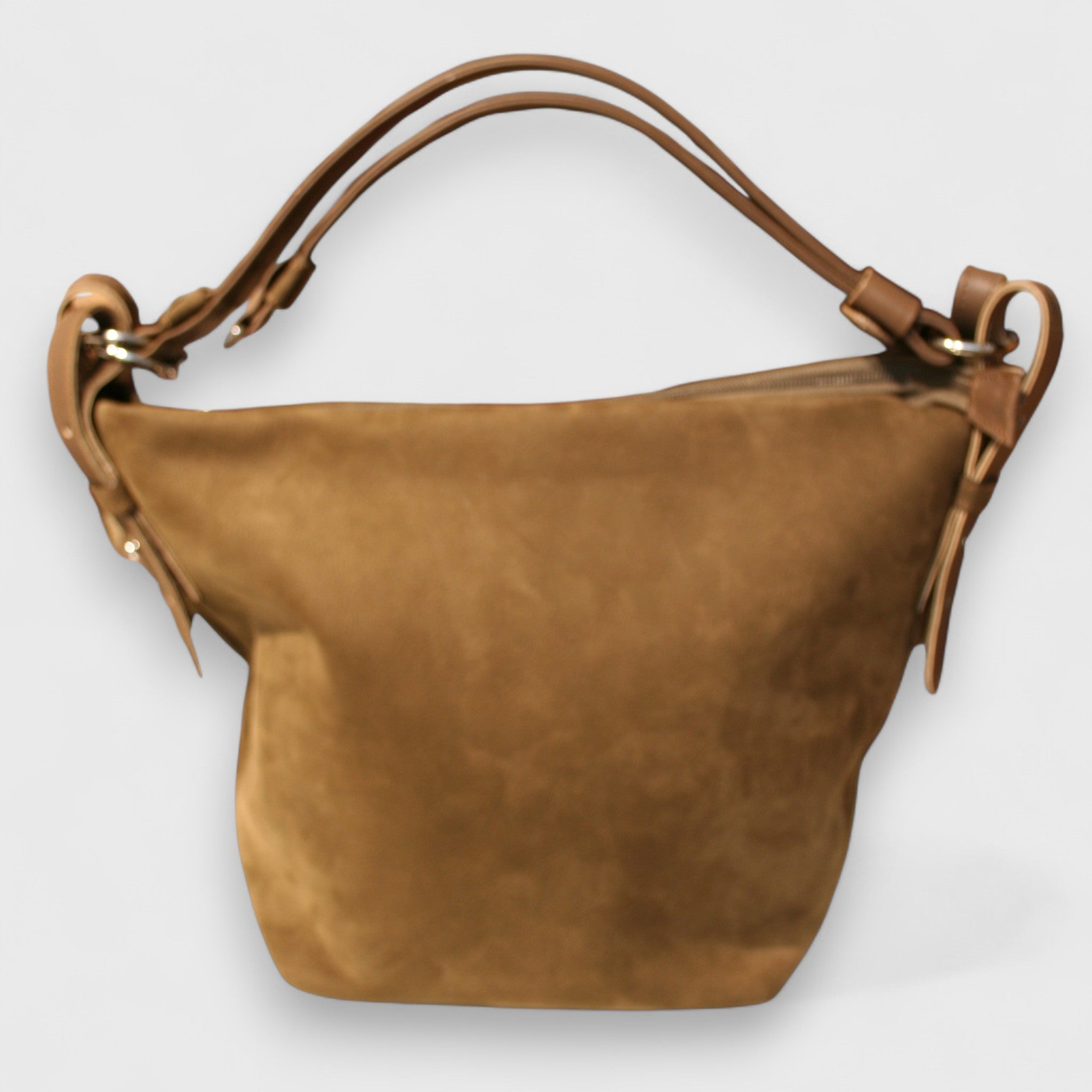 Pelletteria Pelle Nuda Milano, Artigianato Italiano, Vera Pelle, Negozio borse donna, Alessandra nabuk marrone
