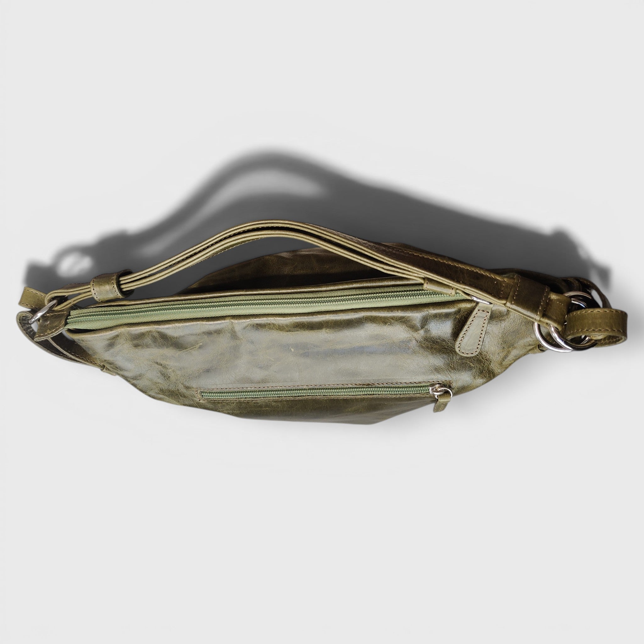 Pelletteria Pelle Nuda Milano, Vera pelle italiana, Negozio borse donna, Alessandra verde
