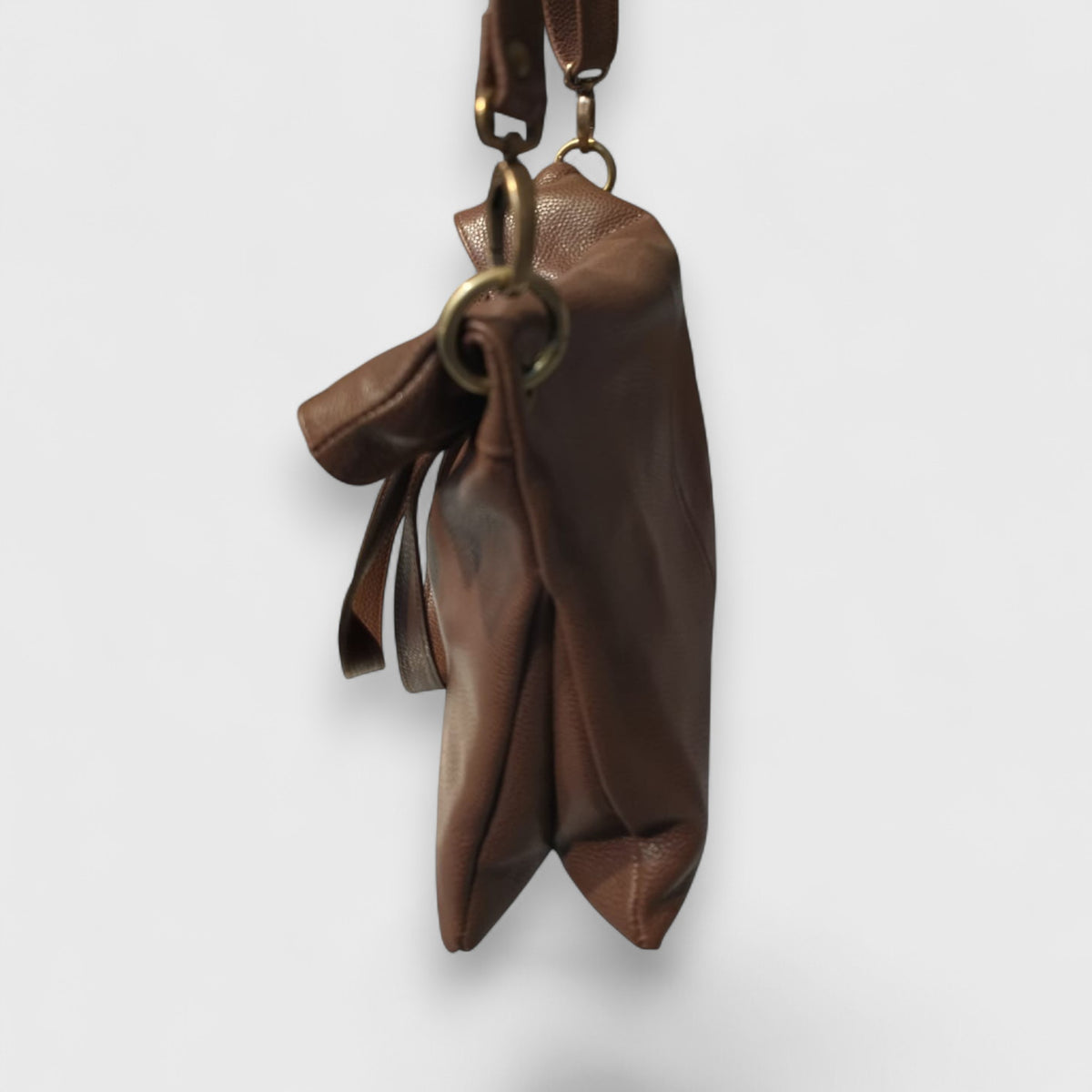Pelletteria Pelle Nuda Milano, Vera pelle Italiana, Negozio borse donna, Alice marrone