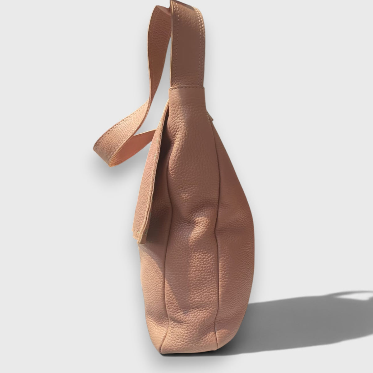 Pelletteria Pelle Nuda Milano, Vera pelle italiana, Negozio borse donna, Amalia rosa antico