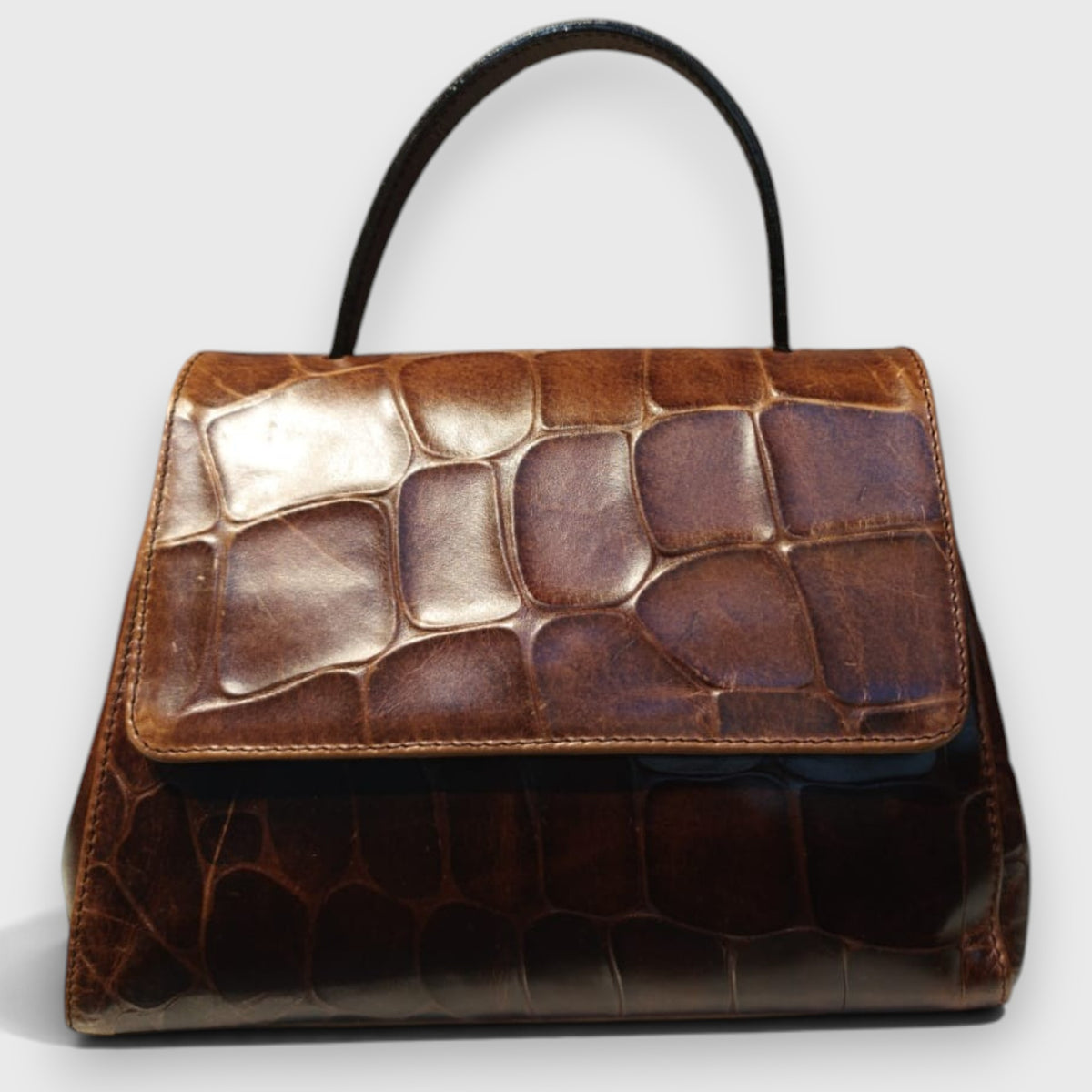 Pelletteria Pelle Nuda Milano, vera pelle italiana, Negozio borse donna, Amor marrone
