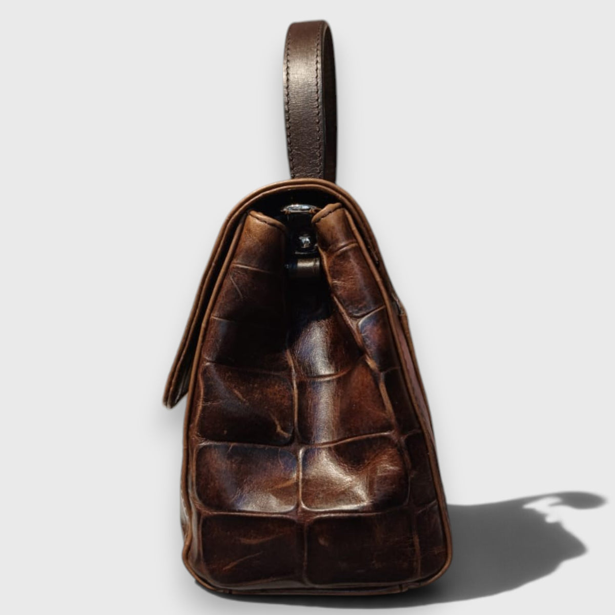 Pelletteria Pelle Nuda Milano, vera pelle italiana, Negozio borse donna, Amor marrone