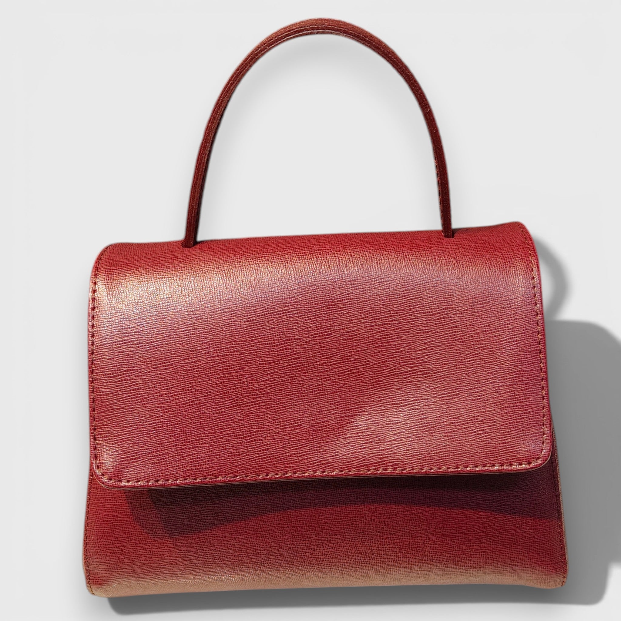 Pelletteria Pelle Nuda Milano, Artigianato Italiano, Vera pelle, Negozio borse donna, Amor rosso scuro