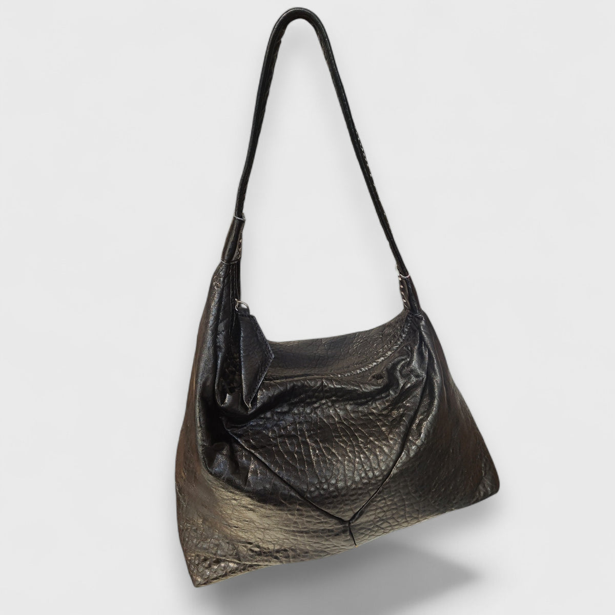 Pelletteria Pelle Nuda Milano, Vera pelle Italiana, Negozio borse donna, Arisa piccola nero
