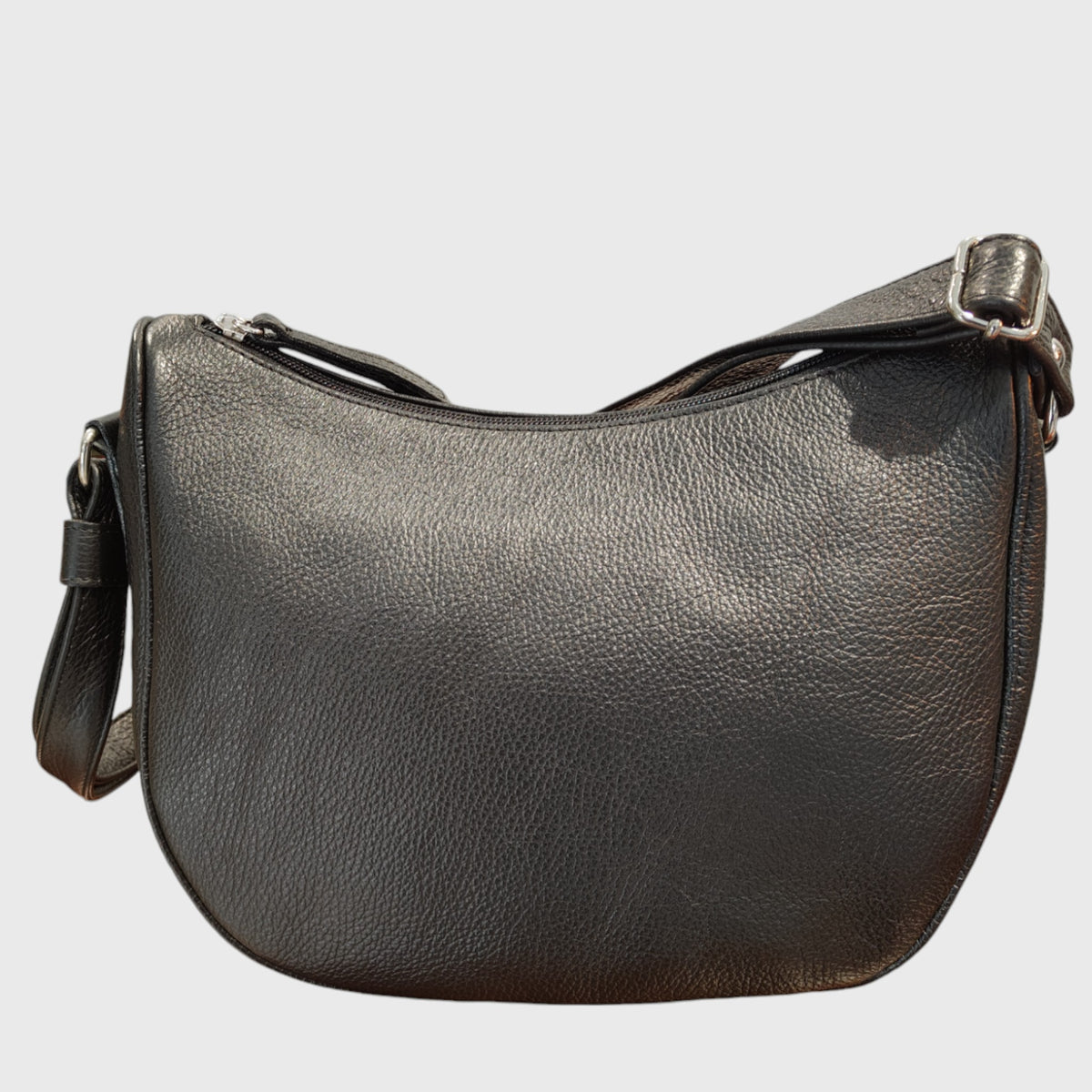 Pelletteria Pelle Nuda Milano, Artigianato italiano, vera pelle, borsa donna, Aurora nero
