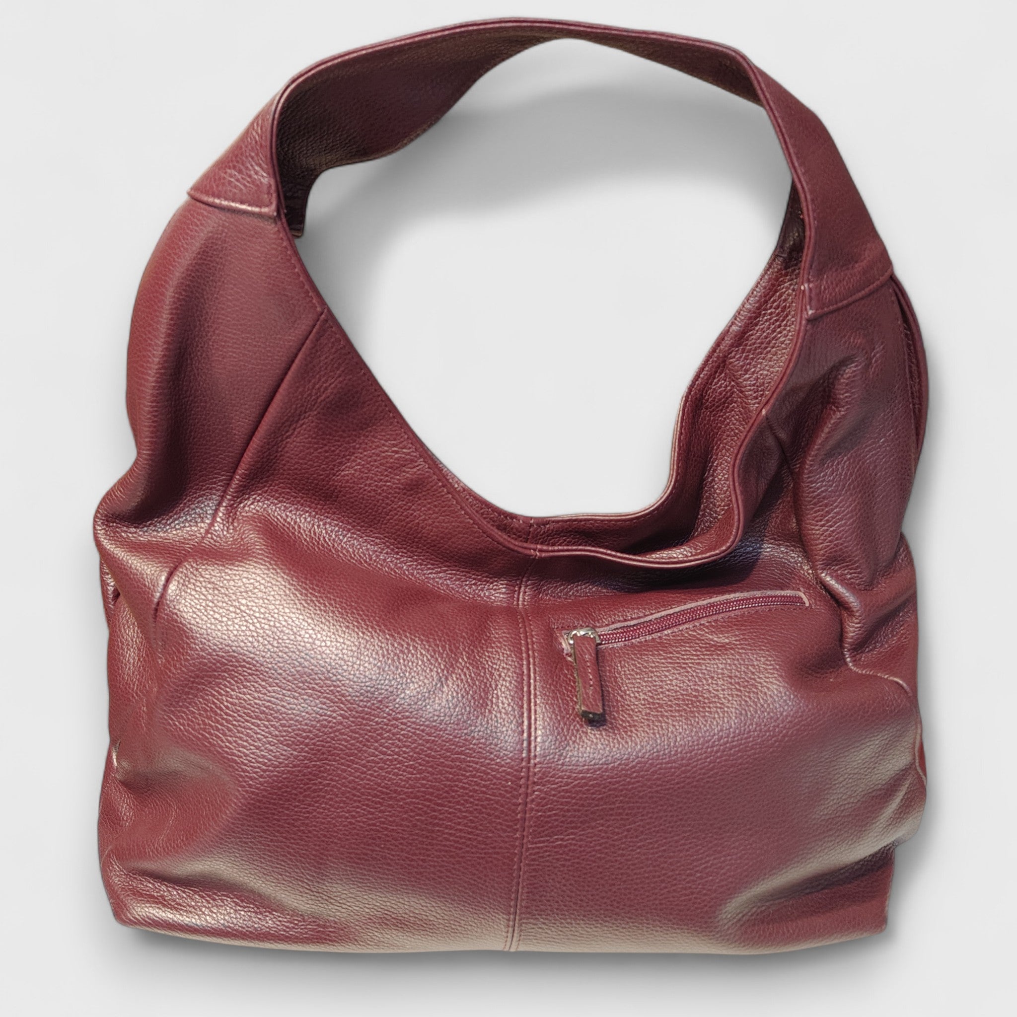 Pelletteria Pelle Nuda Milano, Artigianato Italiano, Vera pelle, Negozio borse donna, Barchetta bordeaux
