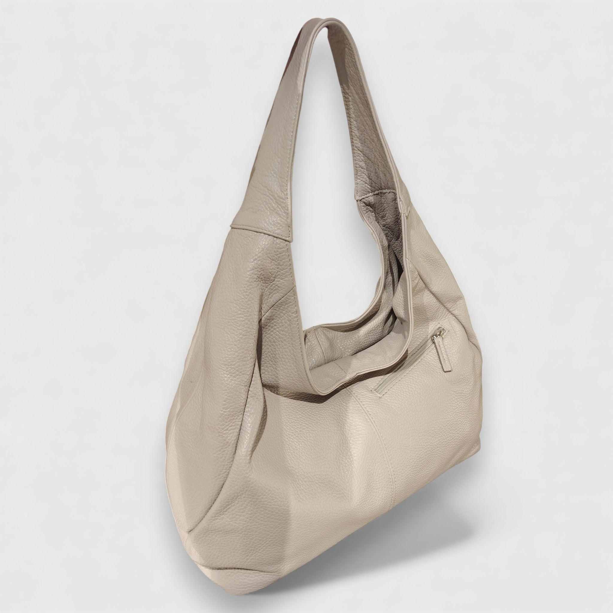 Pelletteria Pelle Nuda Milano, Artigianato Italiano, Vera pelle, Negozio borse donna, Barchetta grigio