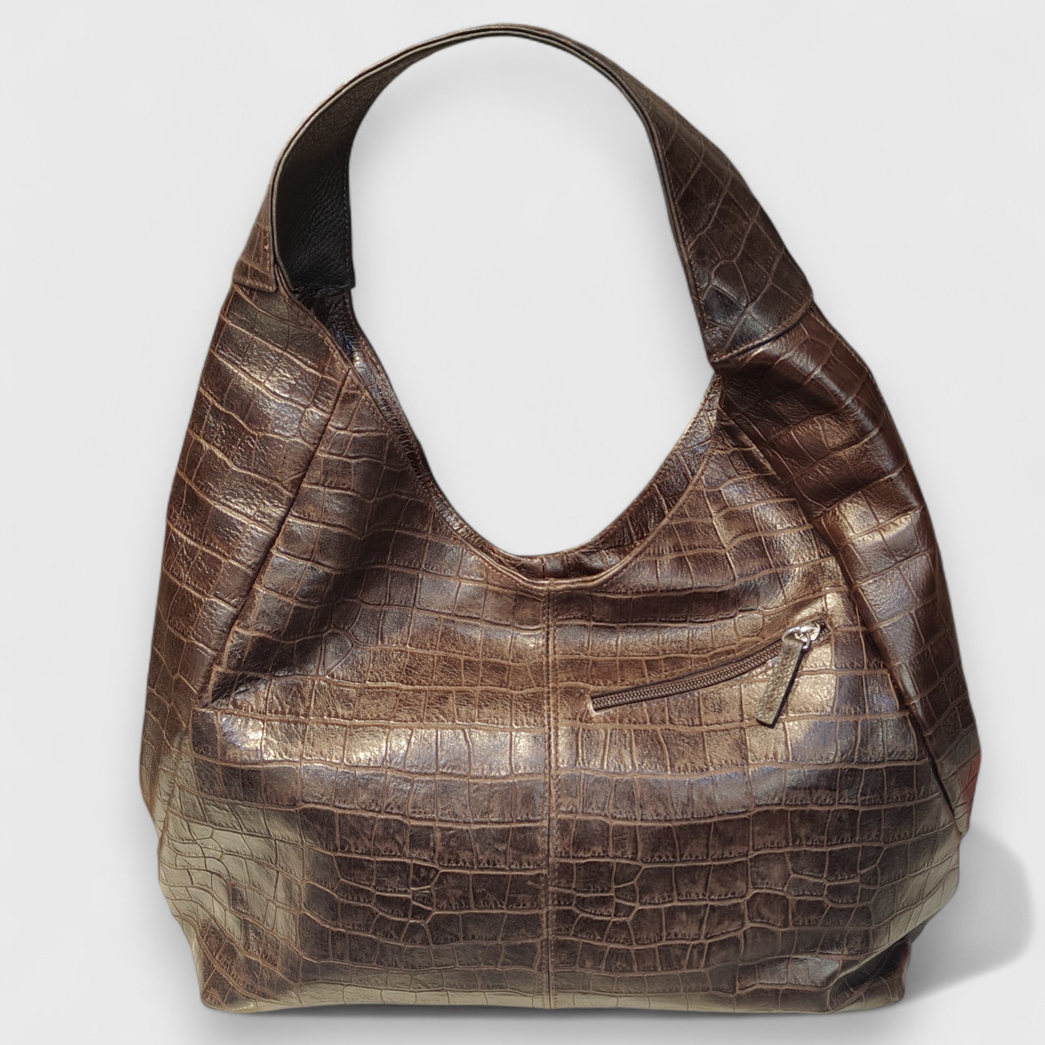 Pelletteria Pelle Nuda Milano, Artigianato Italiano, Vera pelle, Negozio borse donna, Barchetta marrone