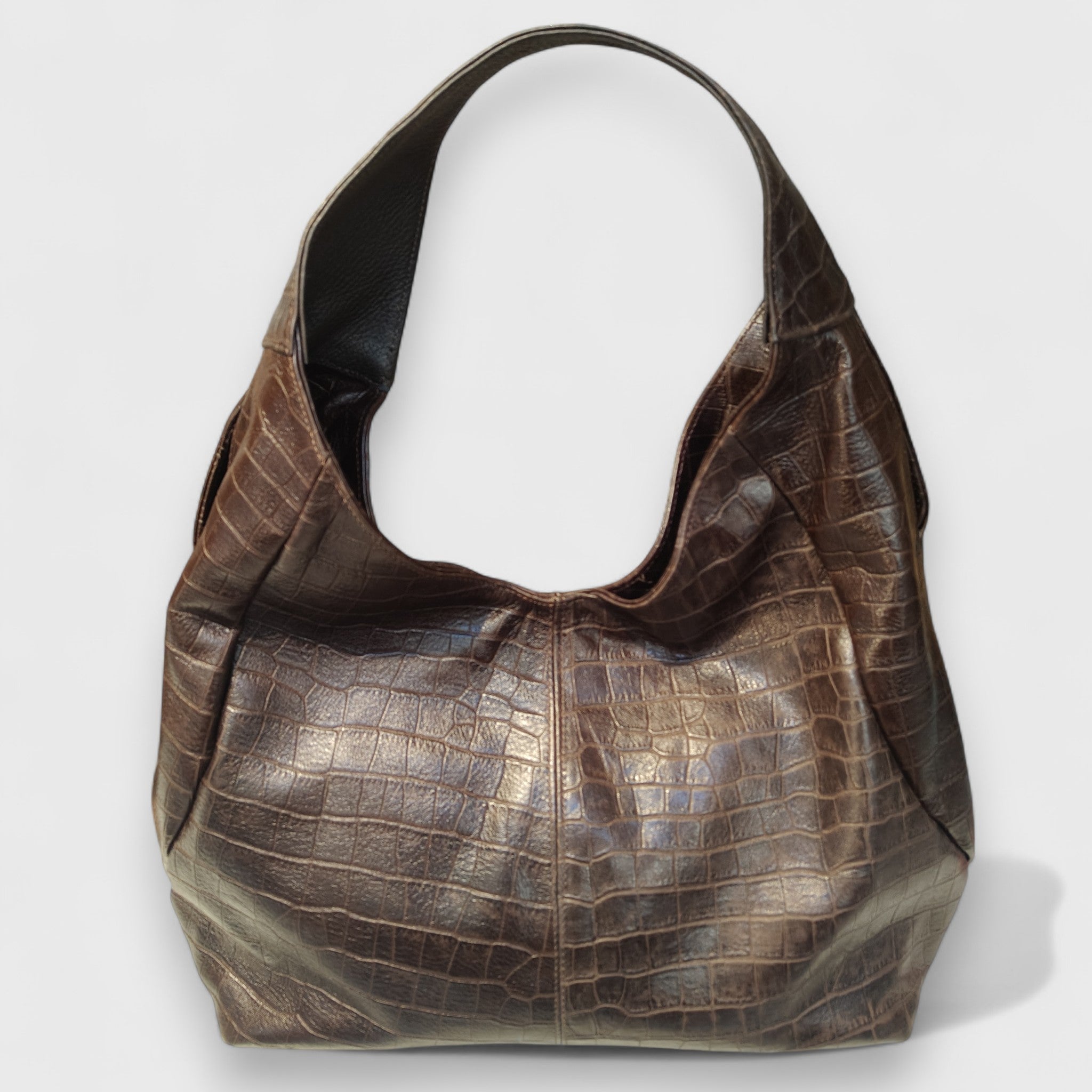 Pelletteria Pelle Nuda Milano, Artigianato Italiano, Vera pelle, Negozio borse donna, Barchetta marrone