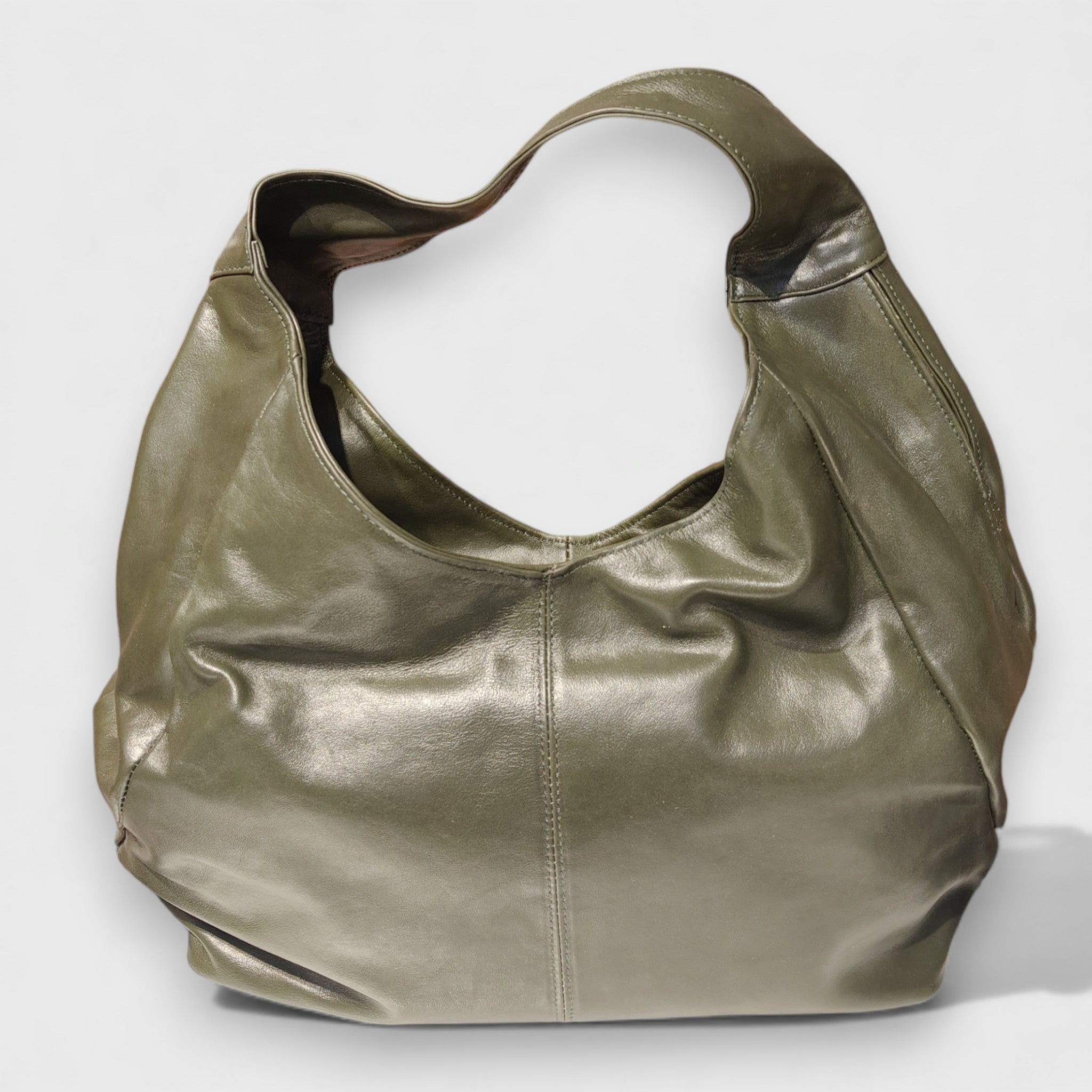 Pelletteria Pelle Nuda Milano, Artigianato Italiano, Vera pelle, Negozio borse donna, Barchetta verde