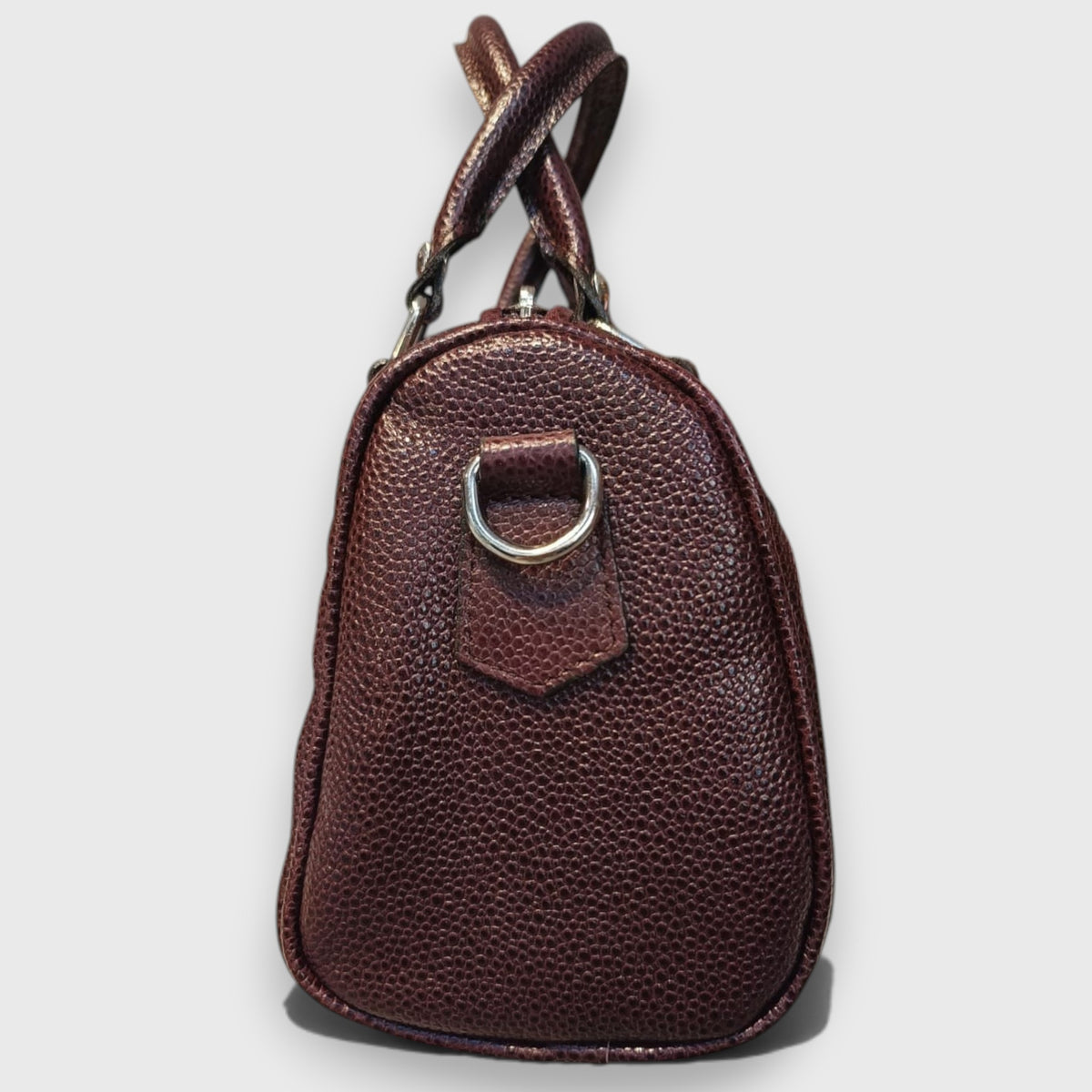 Pelletteria Pelle Nuda Milano, Vera pelle Italiana, Negozio borse donna, Bauletto mini bordeaux