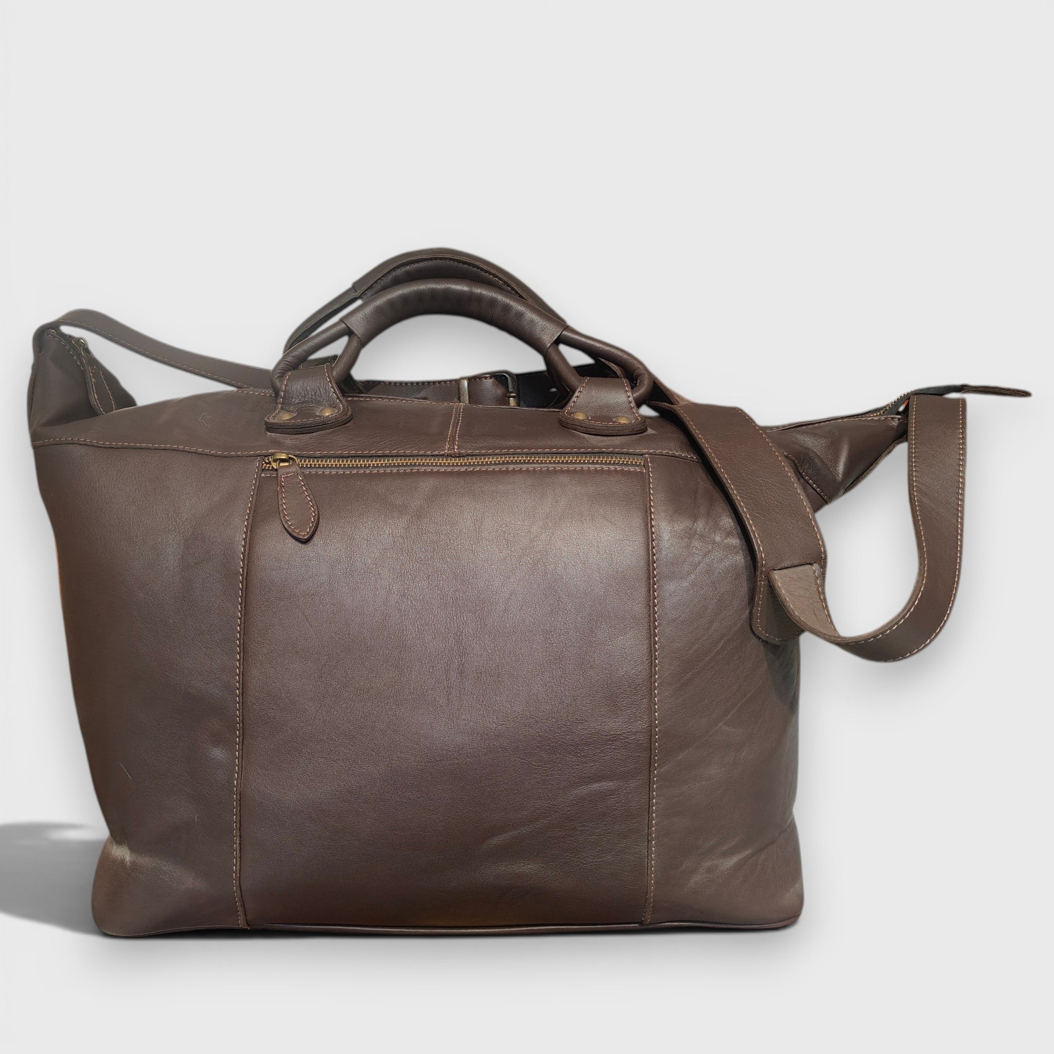 BORSA DA VIAGGIO V2 in pelle colore Marrone