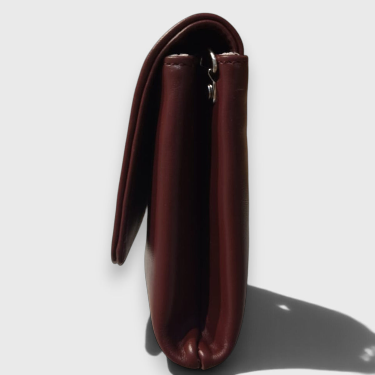 Pelletteria Pelle Nuda Milano, Vera pelle italiana, Negozio borse donna, Clutch bordeaux