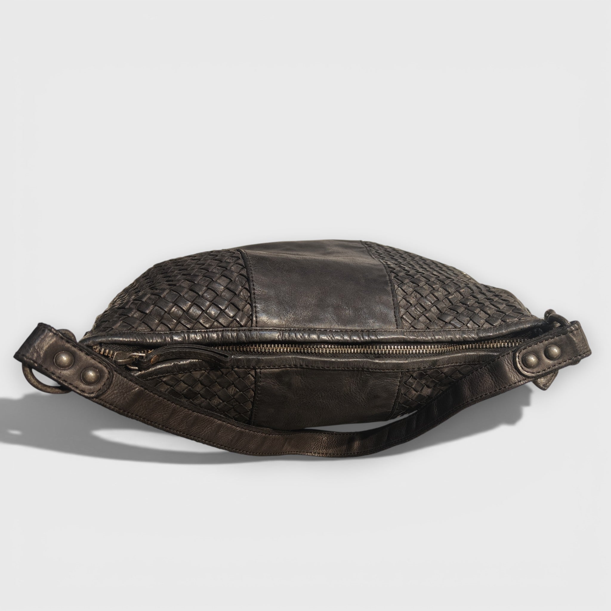 Pelletteria Pelle Nuda Milano, Artigianato Italiano, Vera pelle, Negozio borse donna, Corinna nero