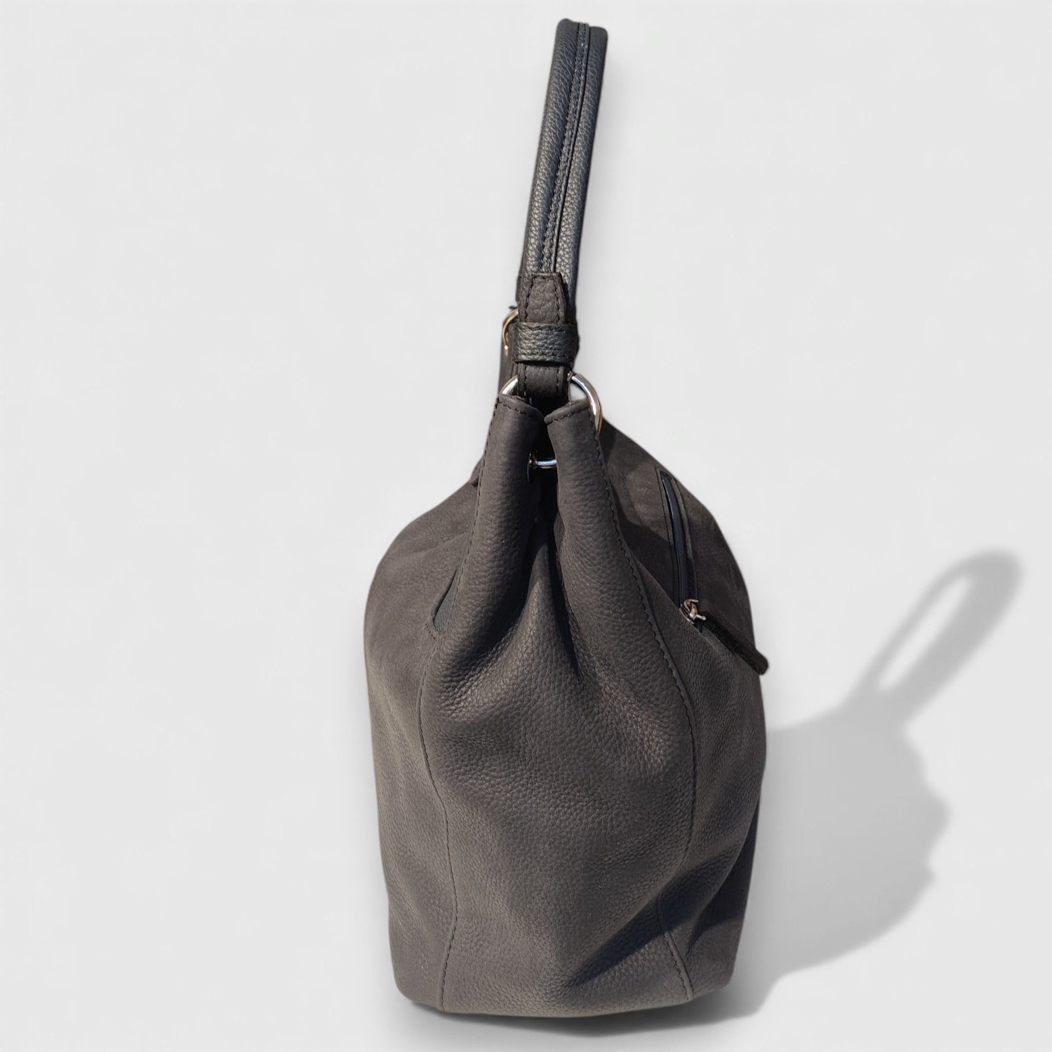 Pelletteria Pelle Nuda Milano, Artigianato Italiano, Vera pelle, Negozio borse donna, Cris Nabuk blu