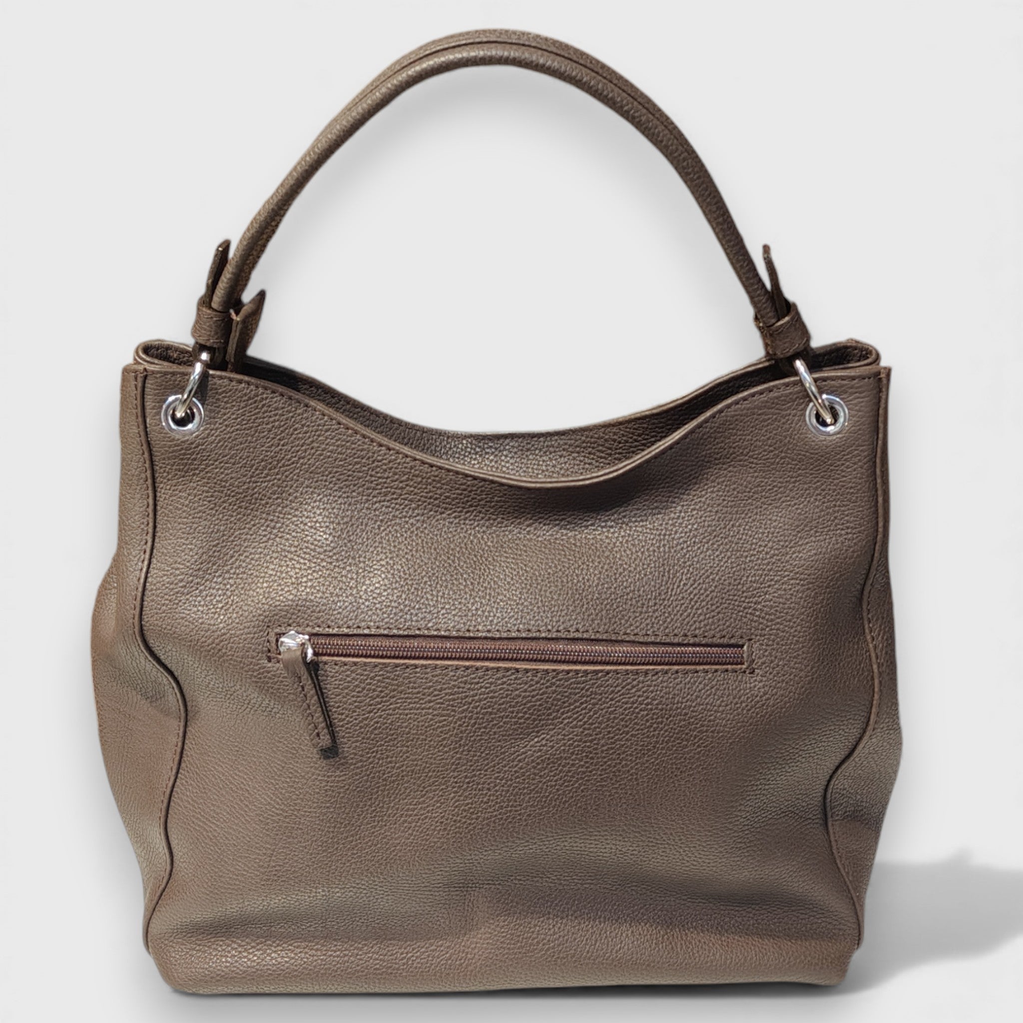 Pelletteria Pelle Nuda Milano, Artigianato Italiano, Vera pelle, Negozio borse donna, Cris marrone