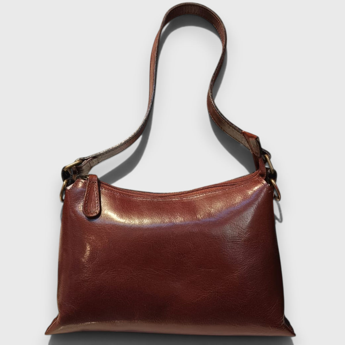 Pelletteria Pelle Nuda Milano, Vera pelle Italiana, Negozio borse donna, Dalila marrone