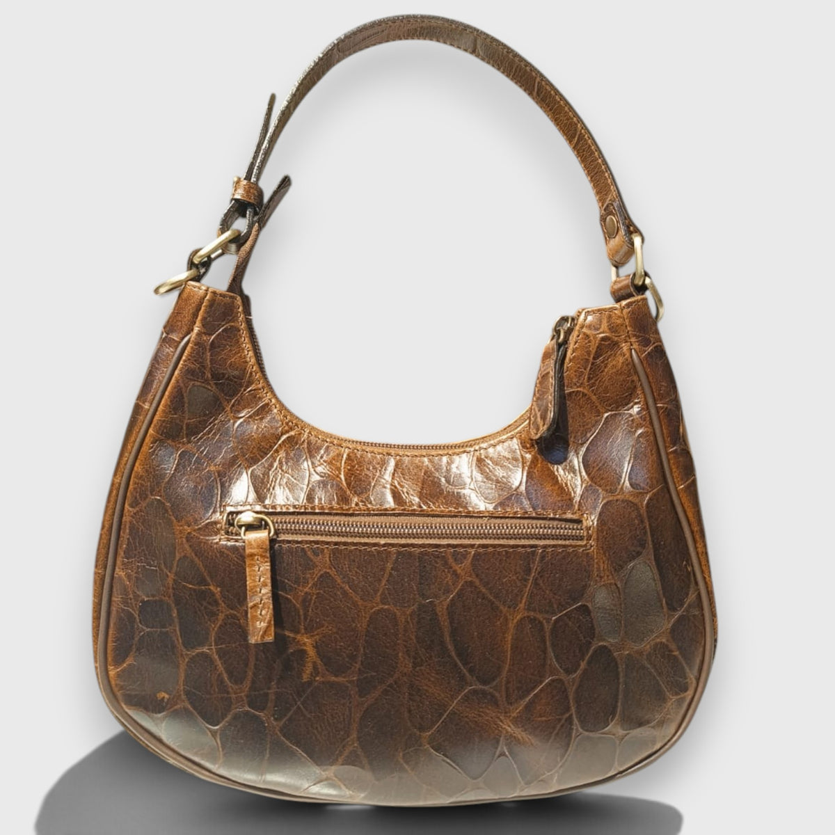 Pelletteria Pelle Nuda Milano, Vera pelle Italiana, Negozio borse donna, Dalila marrone cocco