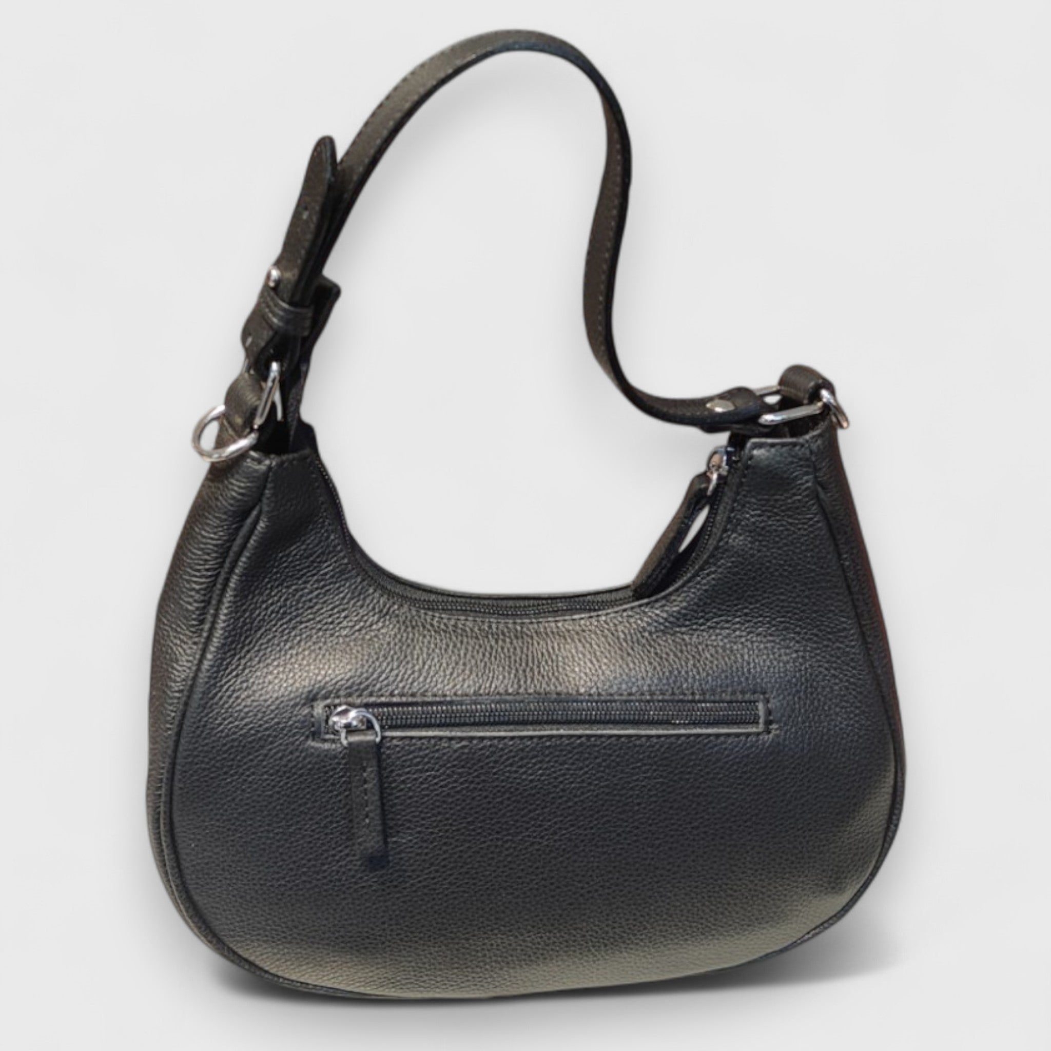 Pelletteria Pelle Nuda Milano, Artigianato Italiano, Vera pelle, Negozio borse donna, Dalila nero
