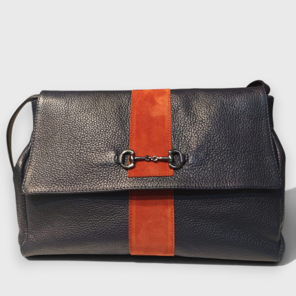 Pelletteria Pelle Nuda Milano, Vera pelle Italiana, Negozio borse donna, Dora Blu