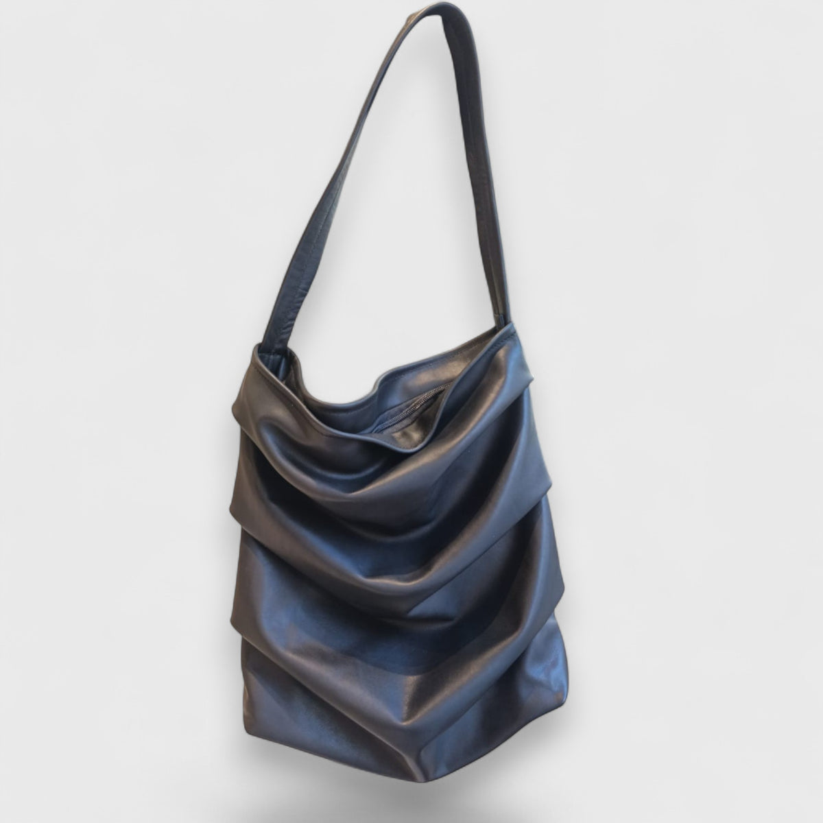 Pelletteria Pelle Nuda Milano, Vera pelle italiana, Negozio borse donna, Elettra nero