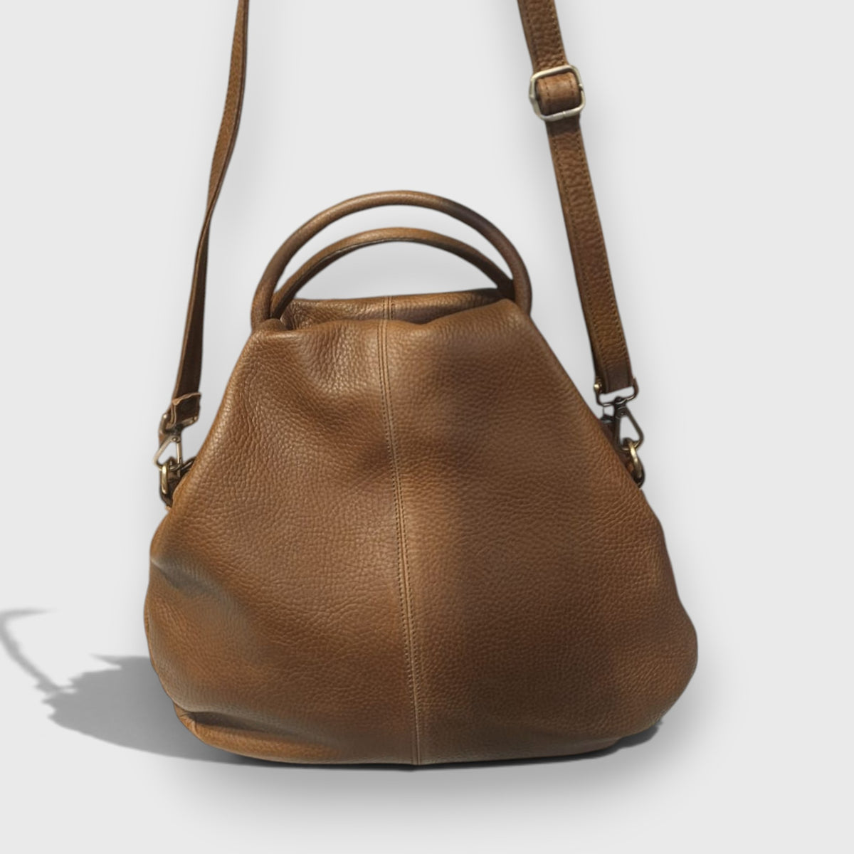 Pelletteria Pelle Nuda Milano Vera pelle italiana, Negozio borse donna, Frida marrone