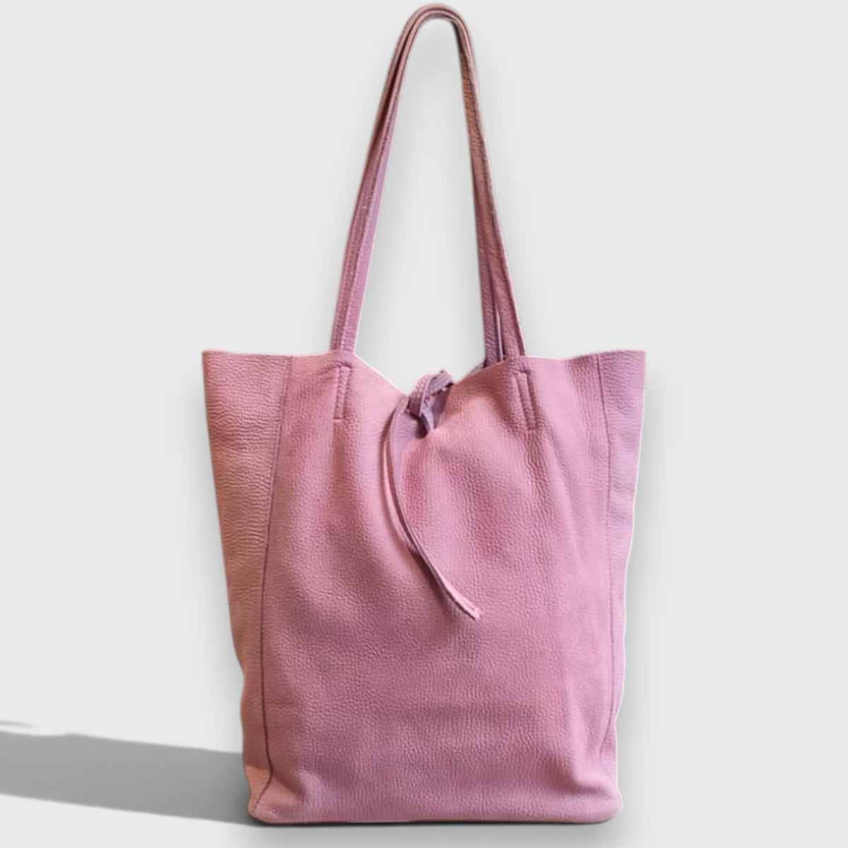 Pelletteria Pelle Nuda Milano, vera pelle italiana, Negozio borse donna, Giulia nabuk rosa