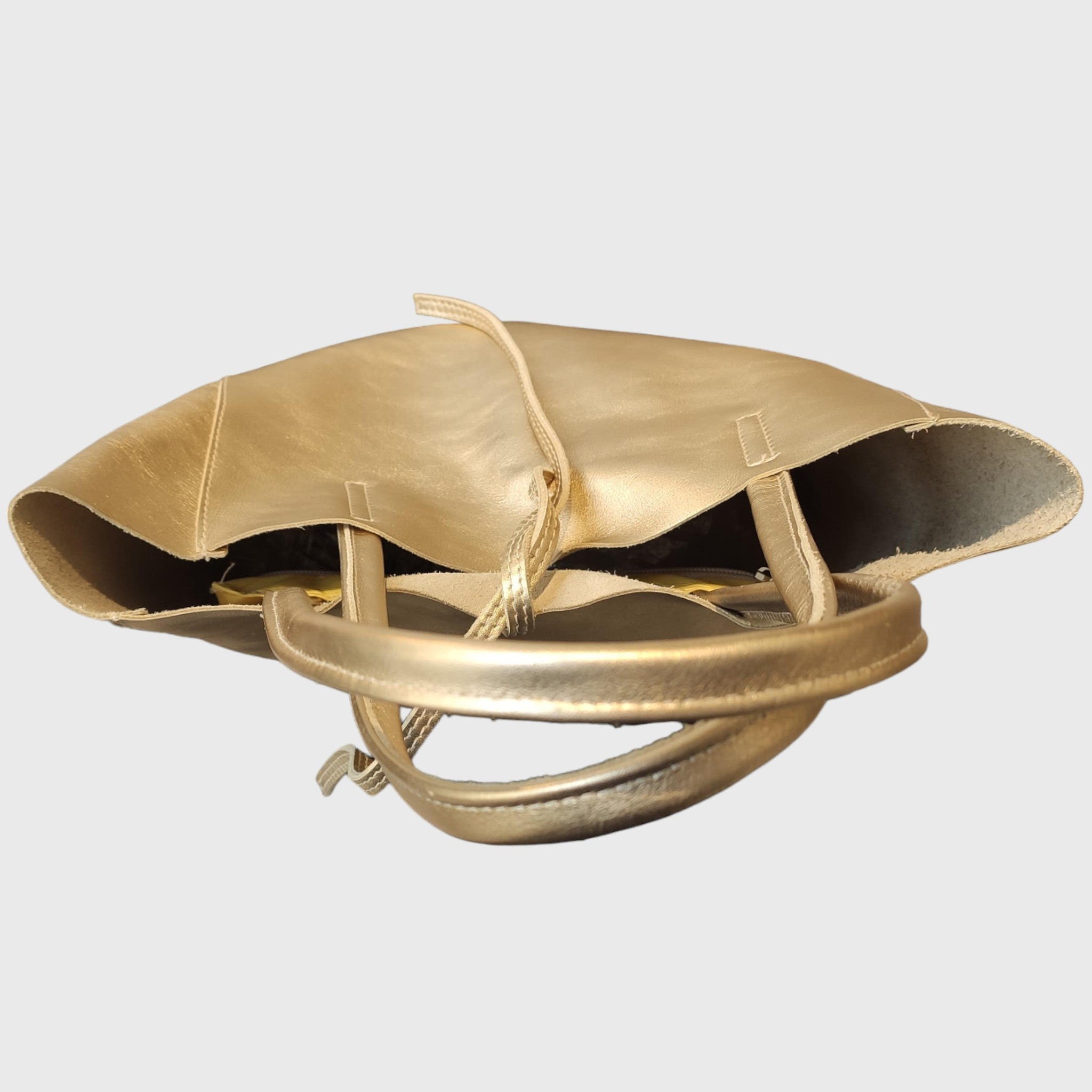 Pelletteria Pelle Nuda Milano, Vera Pelle, Artigianato italiano, borsa donna, Giulia oro