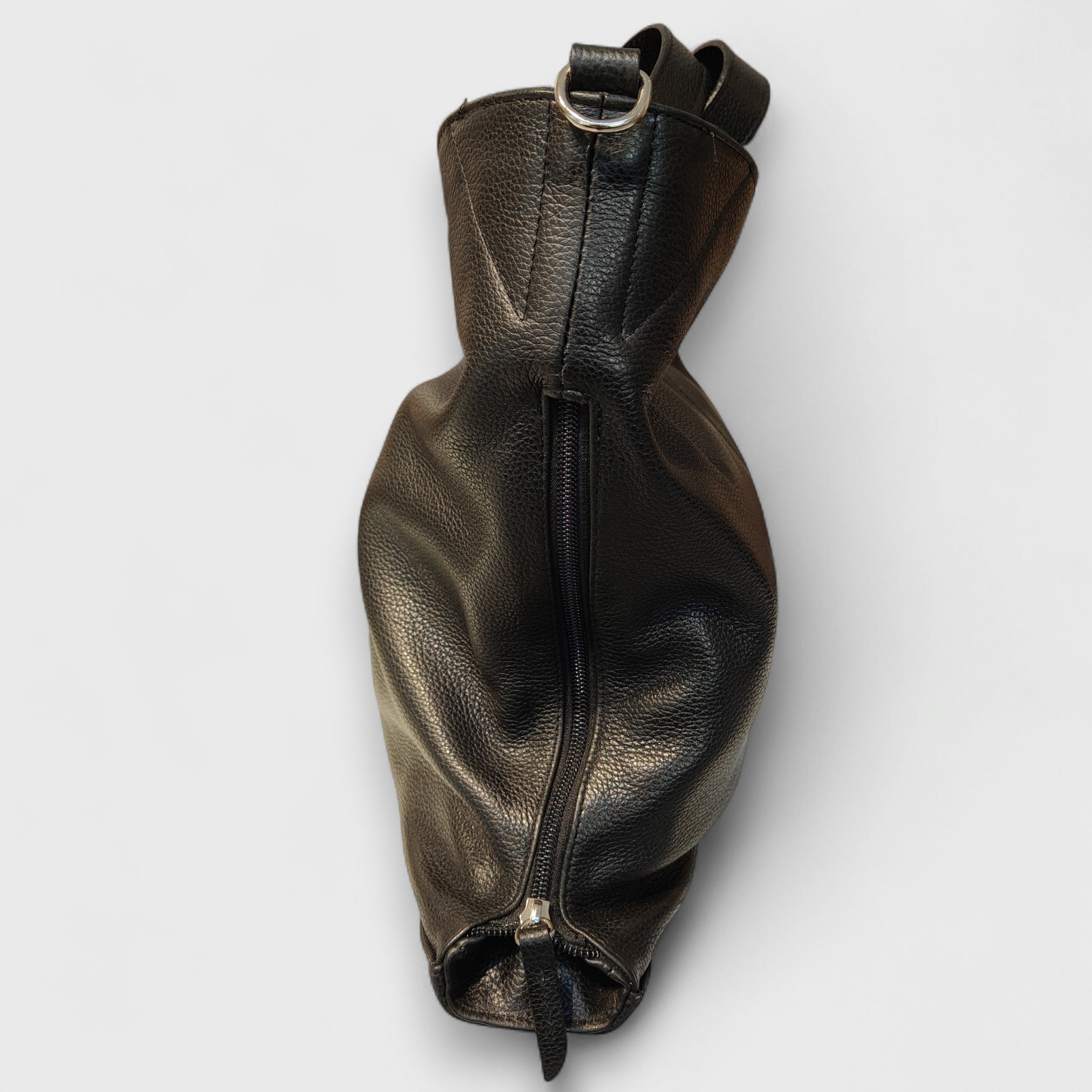 Pelletteria Pelle Nuda Milano, Artigianato Italiano, Vera pelle, Negozio borse donna, Greta nera