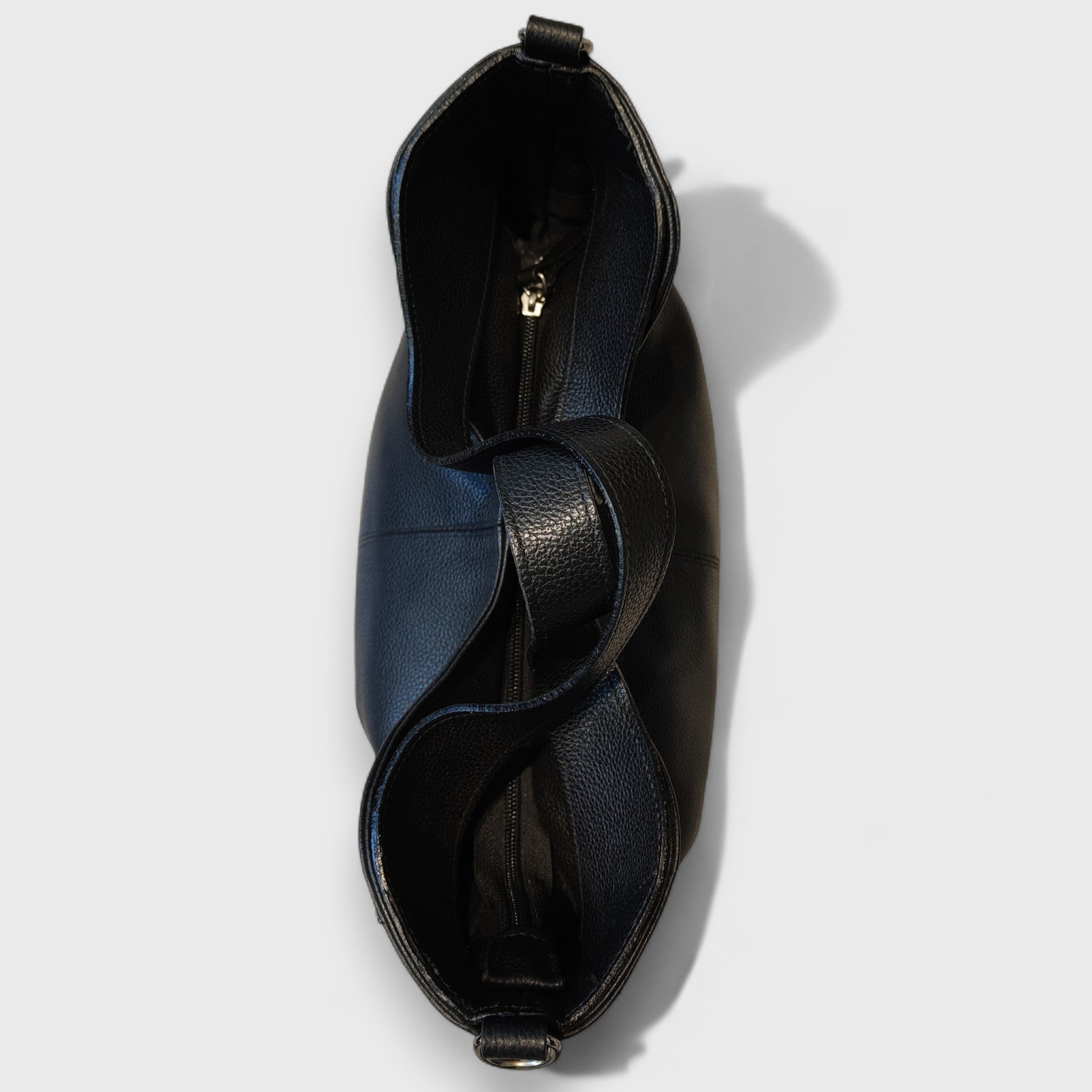 Pelletteria Pelle Nuda Milano, Artigianato Italiano, Vera pelle, Negozio borse donna, Greta nera