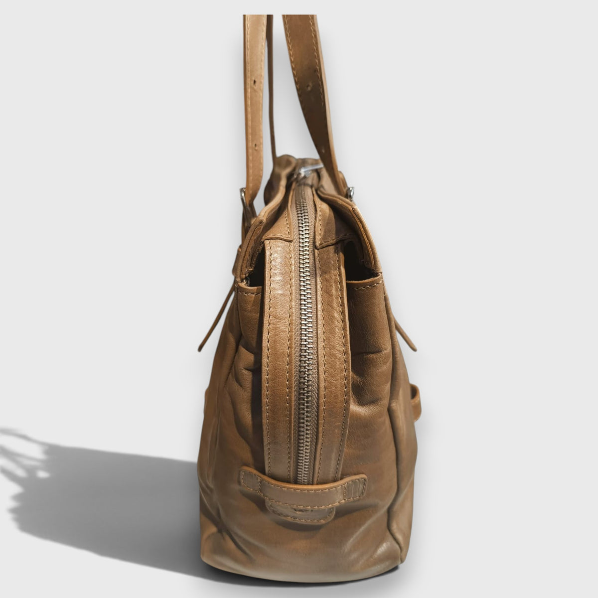 Pelletteria Pelle Nuda Milano, Vera Pelle Italiana, Negozio borse donna, Inglesina marrone