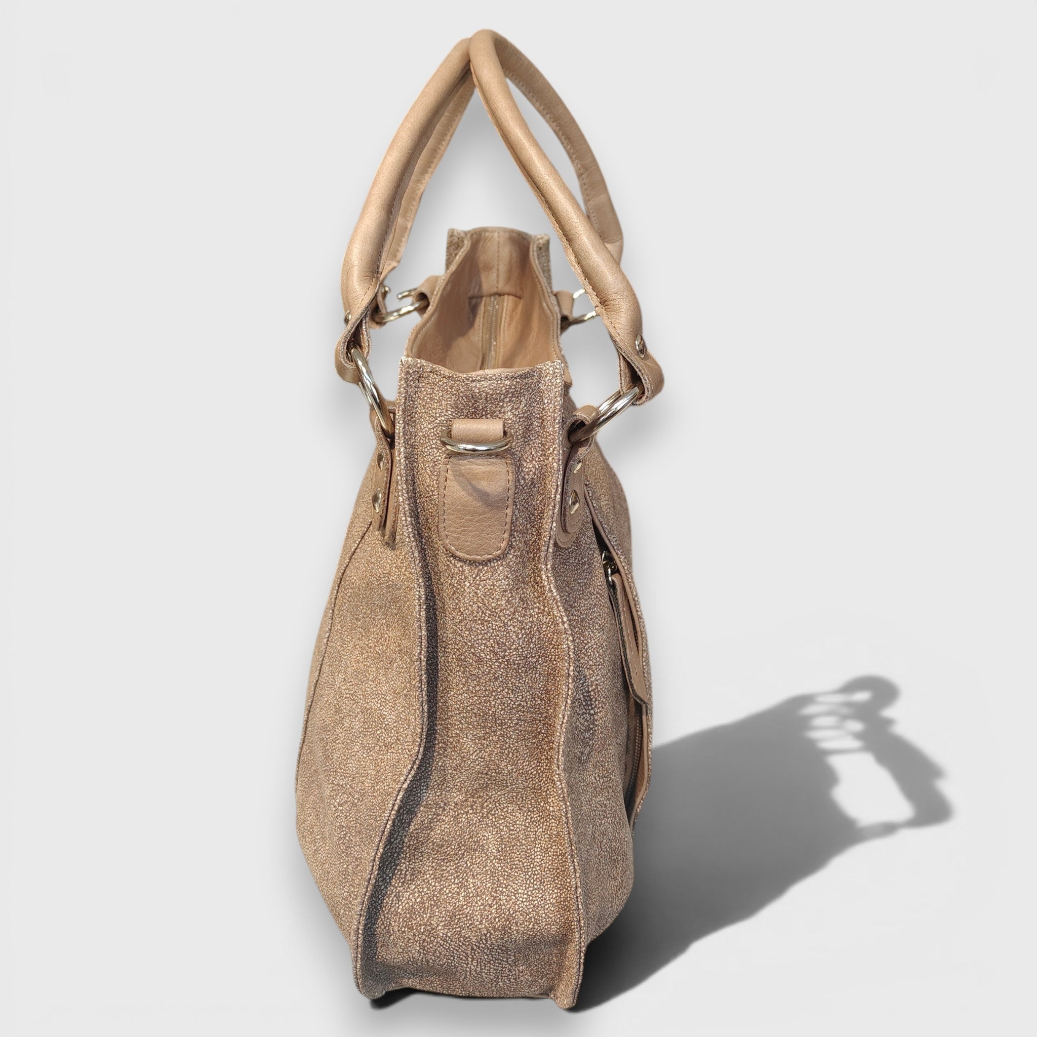 Pelletteria Pelle Nuda Milano, Vera pelle italiana, egozio borse donna, Lavinia beige