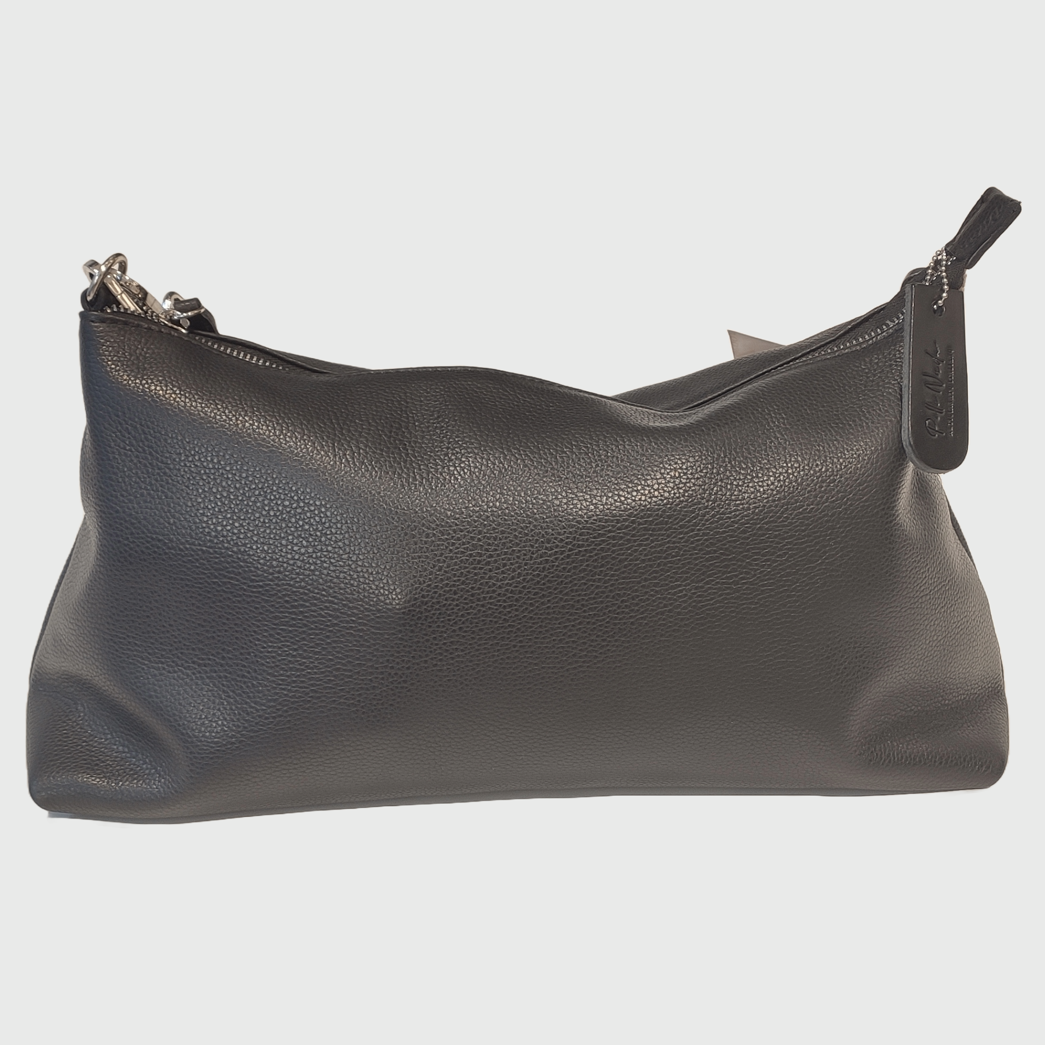 Borsa donna, Borsa in pelle, vera pelle, Lorenza nero, artigianato italiano, Pelle Nuda