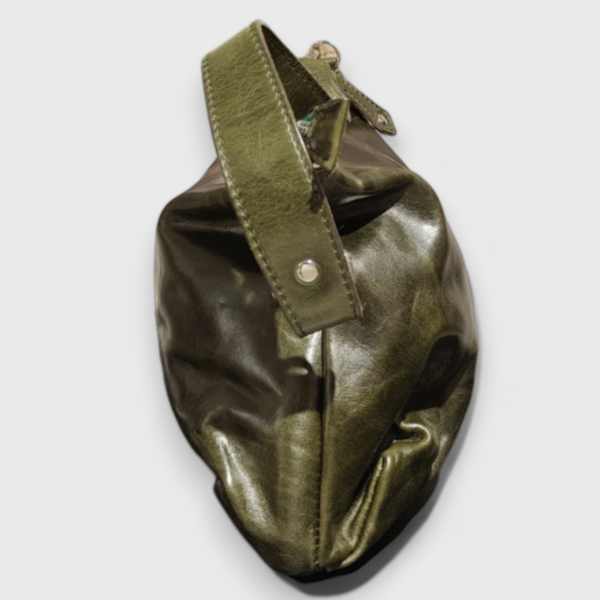 Borsa donna, Borsa in pelle, vera pelle, Lorenza Verde, artigianato italiano, Pelle Nuda