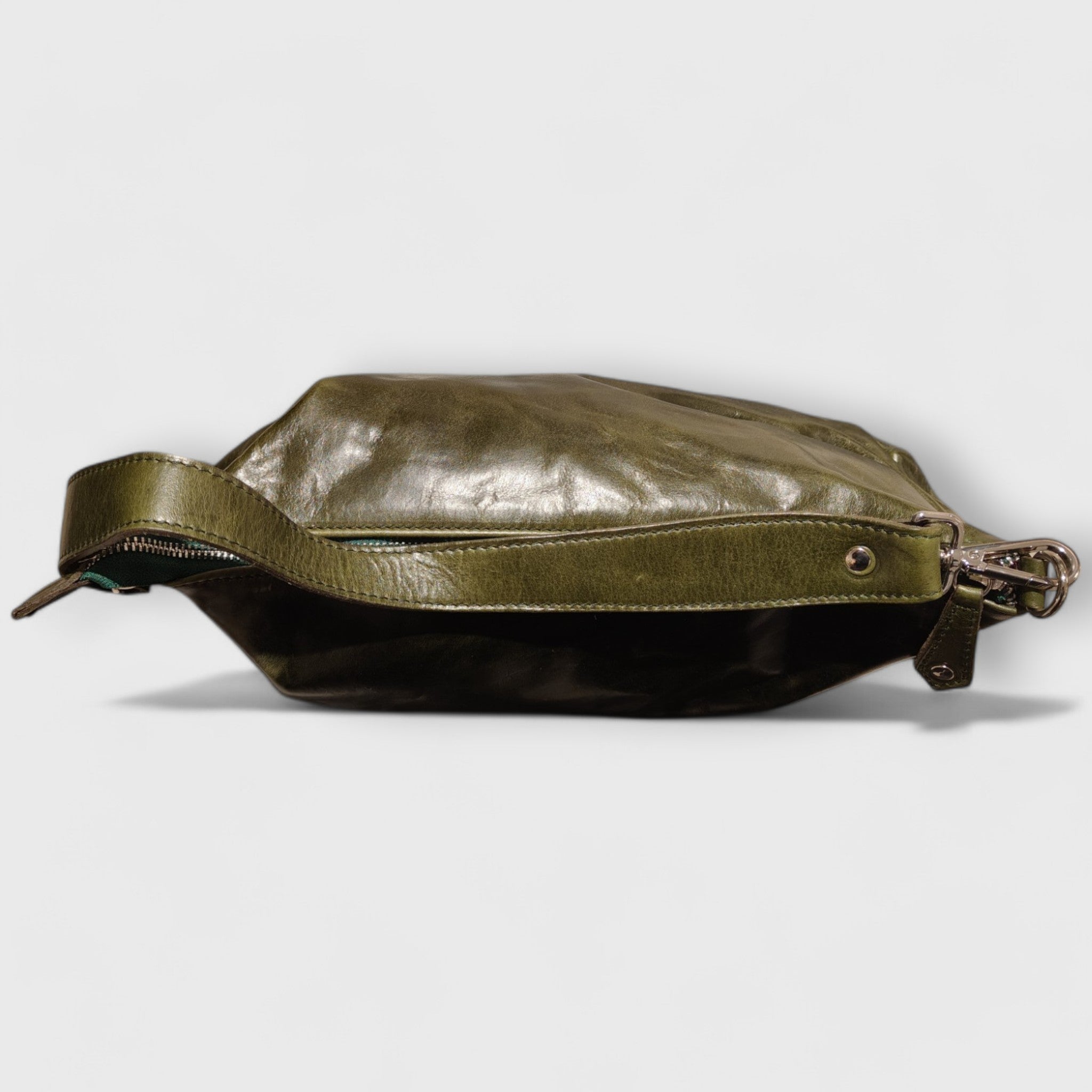 Borsa donna, Borsa in pelle, vera pelle, Lorenza Verde, artigianato italiano, Pelle Nuda