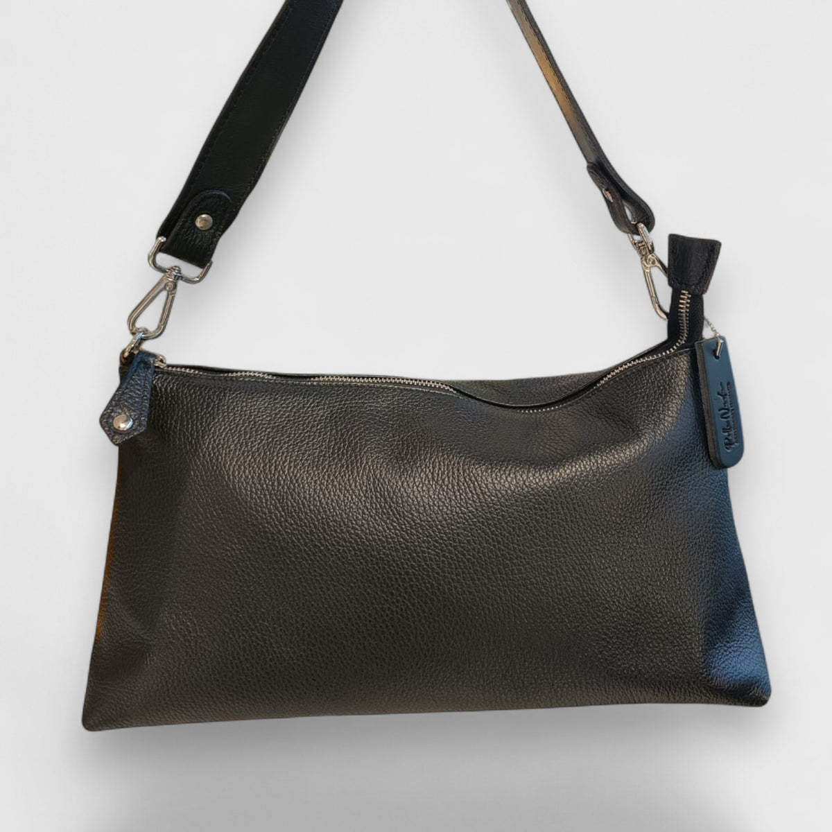 Pelletteria Pelle Nuda Milano, Vera pelle Italiana, Negozio borse donna, Lorenza nero