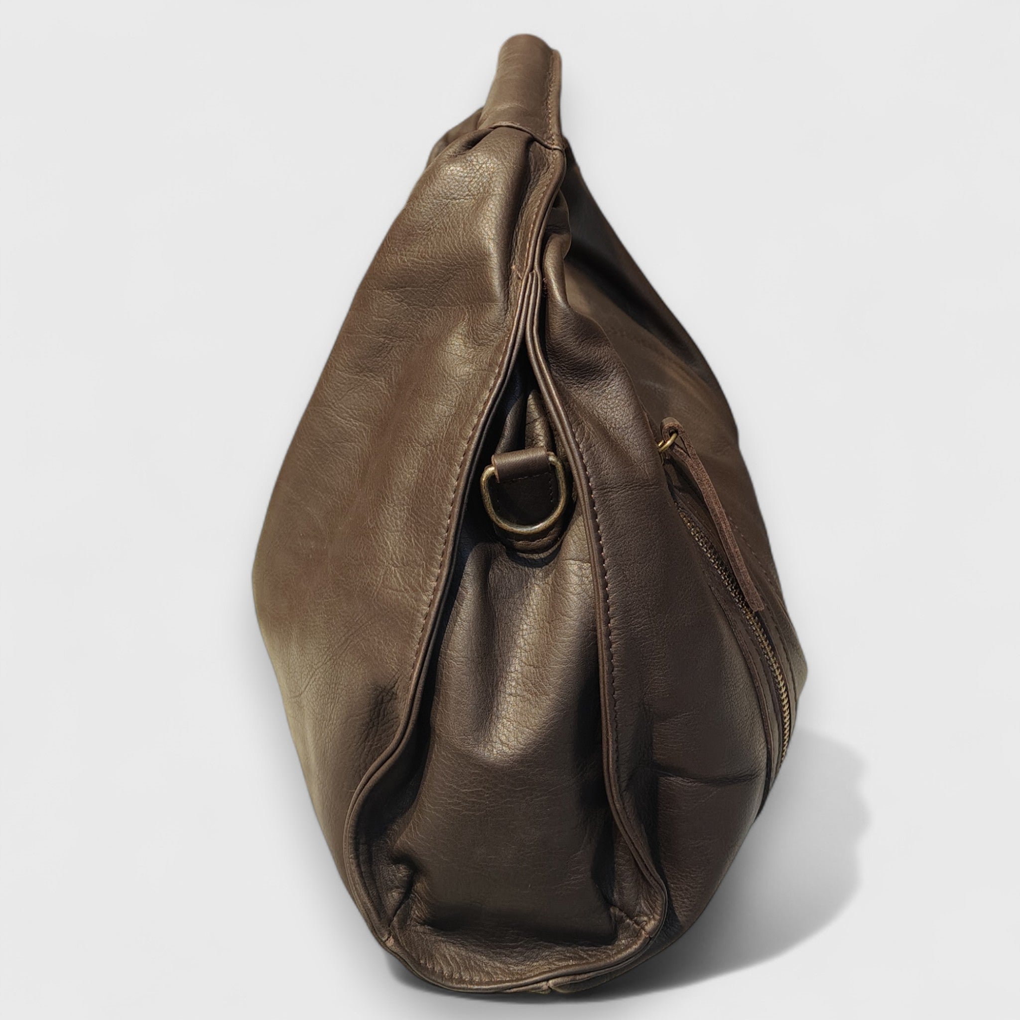 Pelletteria Pelle Nuda Milano, Artigianato Italiano, Vera pelle, Negozio borse donna, Melisa marrone