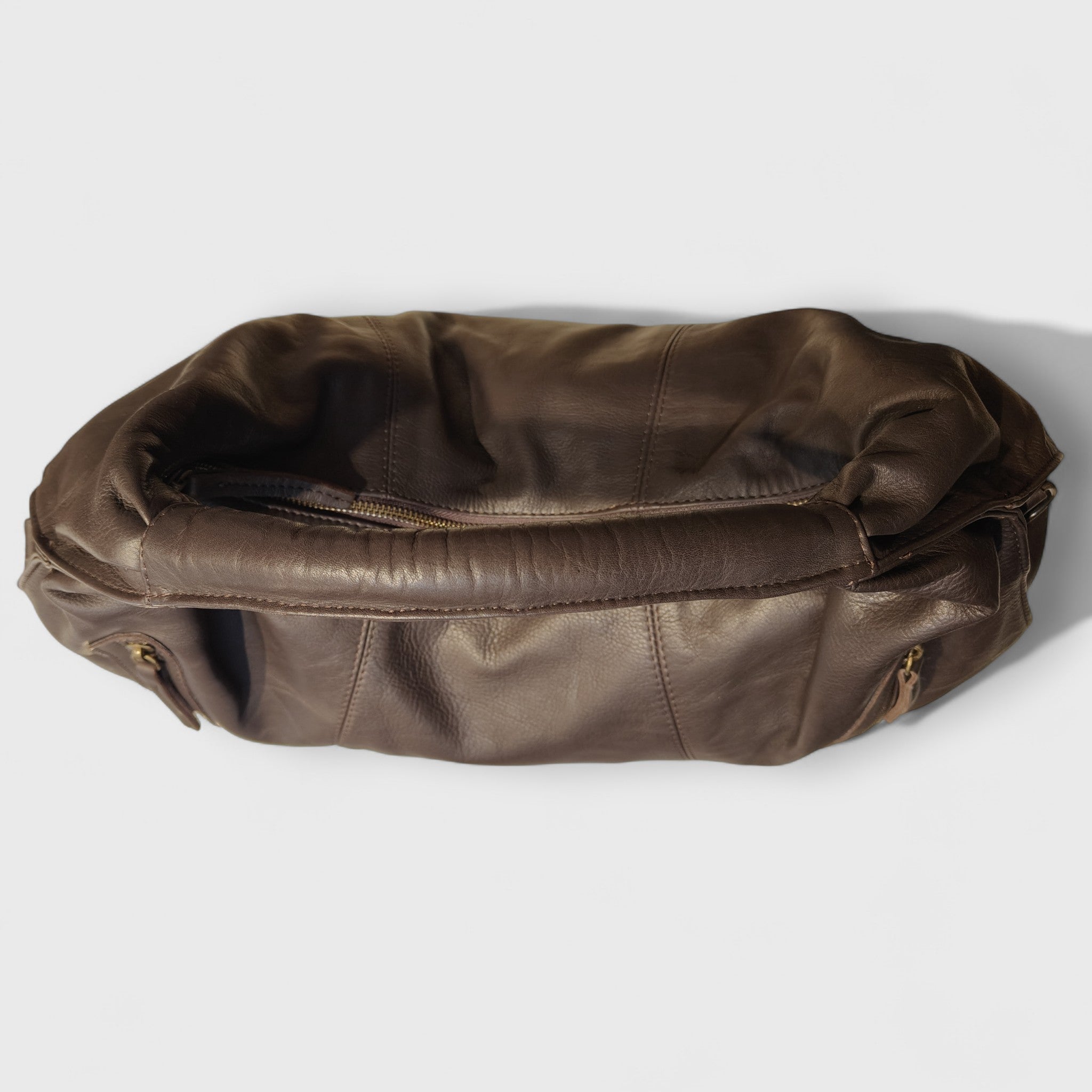 Pelletteria Pelle Nuda Milano, Artigianato Italiano, Vera pelle, Negozio borse donna, Melisa marrone