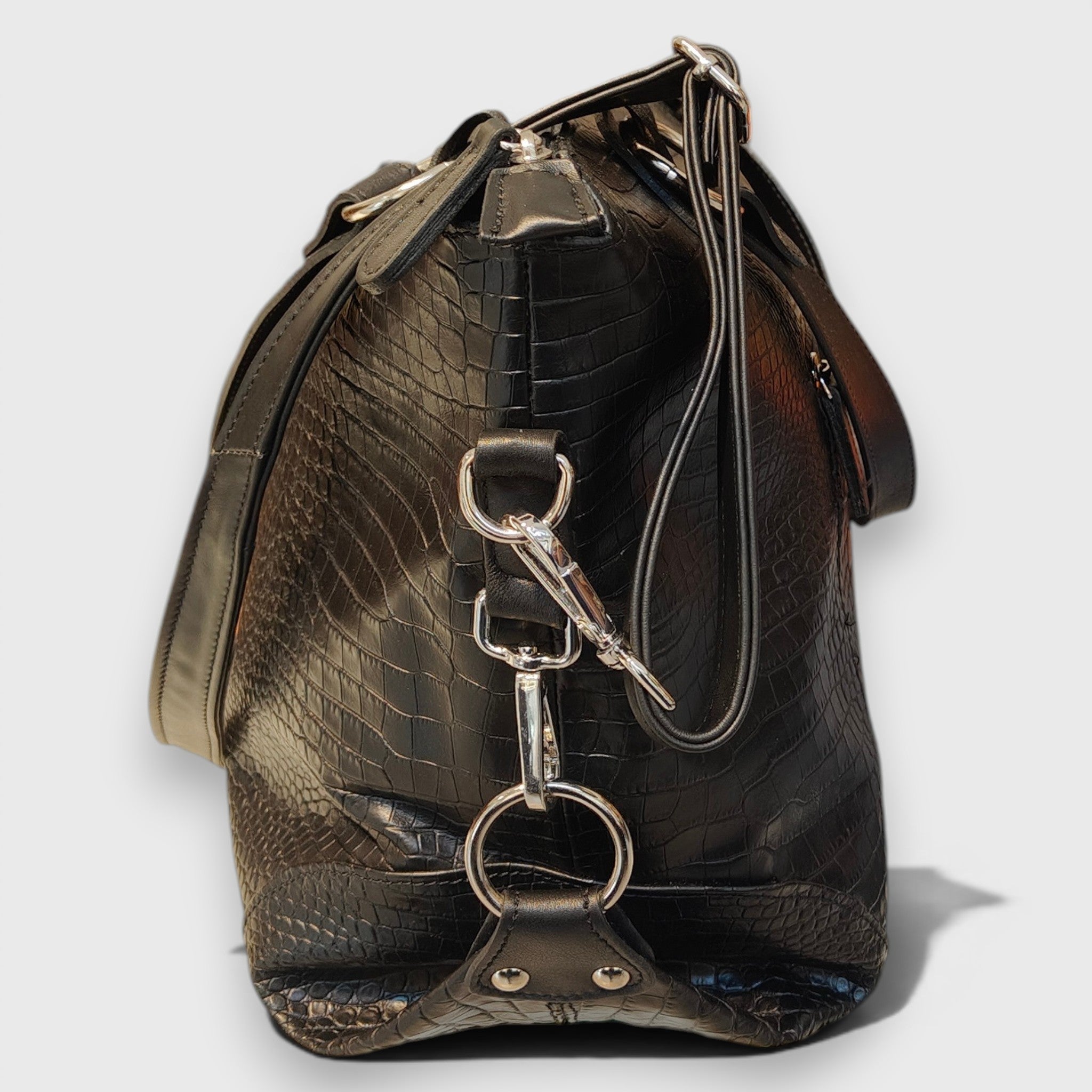 Pelletteria Pelle Nuda Milano, Vera pelle italiana, Negozio borse donna, Torino nero cocco