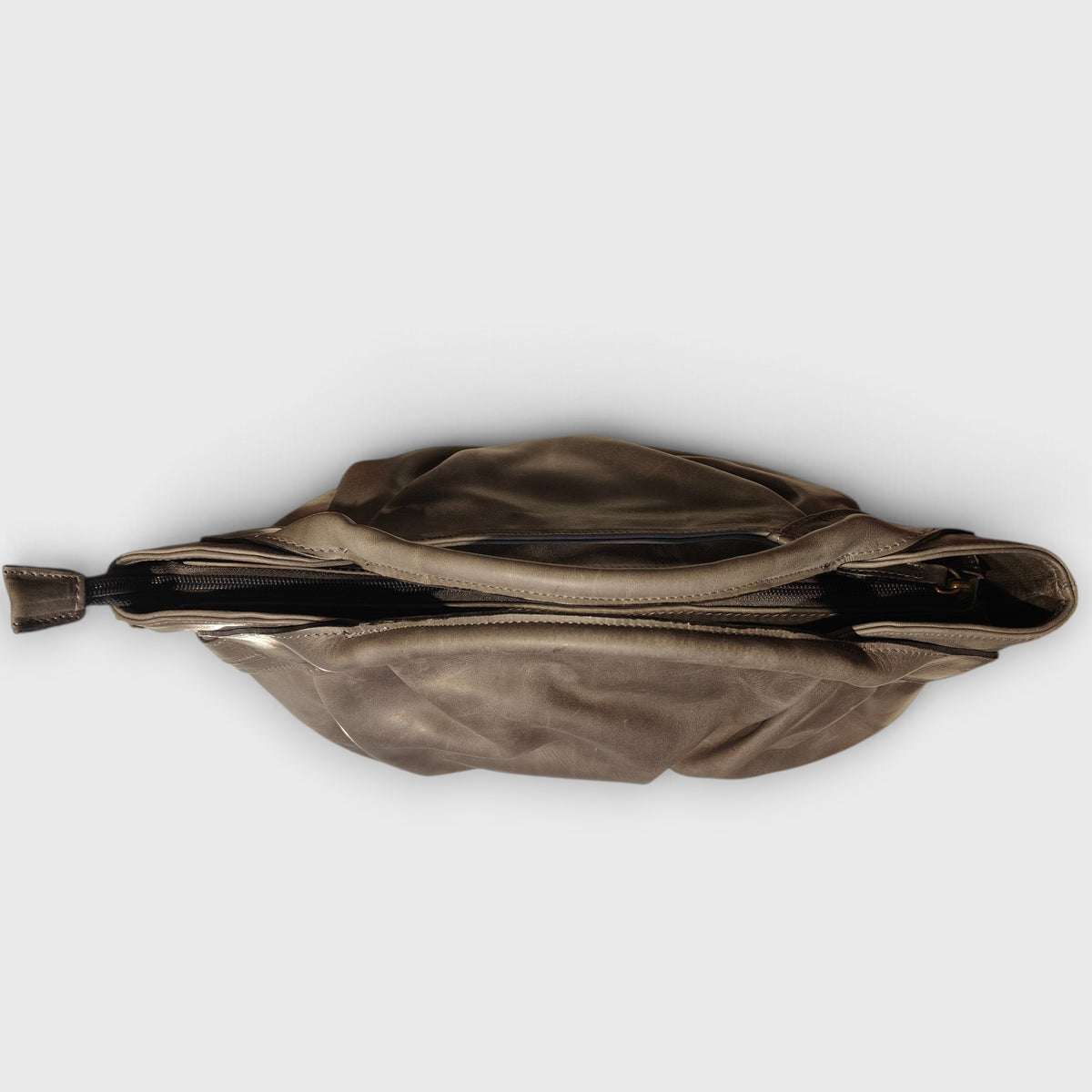Pelletteria Pelle Nuda Milano, Vera pelle italiana, Negozio borse donna, Veronica grigio