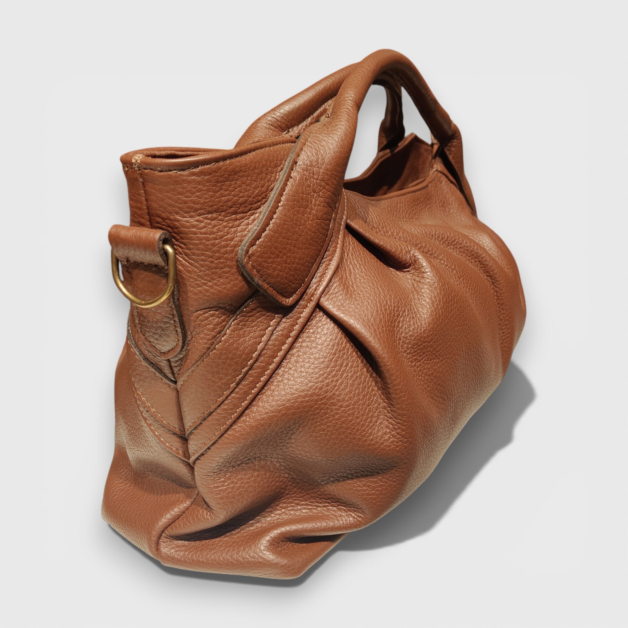 Pelletteria Pelle Nuda Milano, Artigianato Italiano, Vera pelle, Negozio borse donna, Veronica marrone