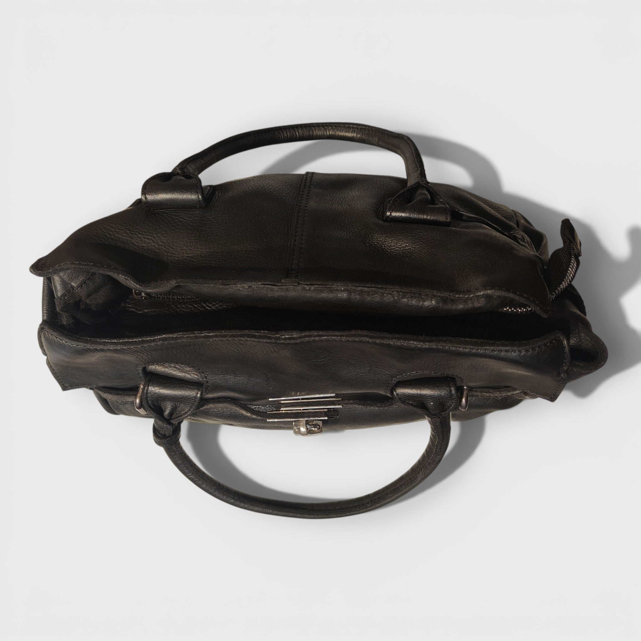 Pelletteria Pelle Nuda Milano, Artigianato Italiano, Vera pelle, Negozio borse donna, Vip Mini nero