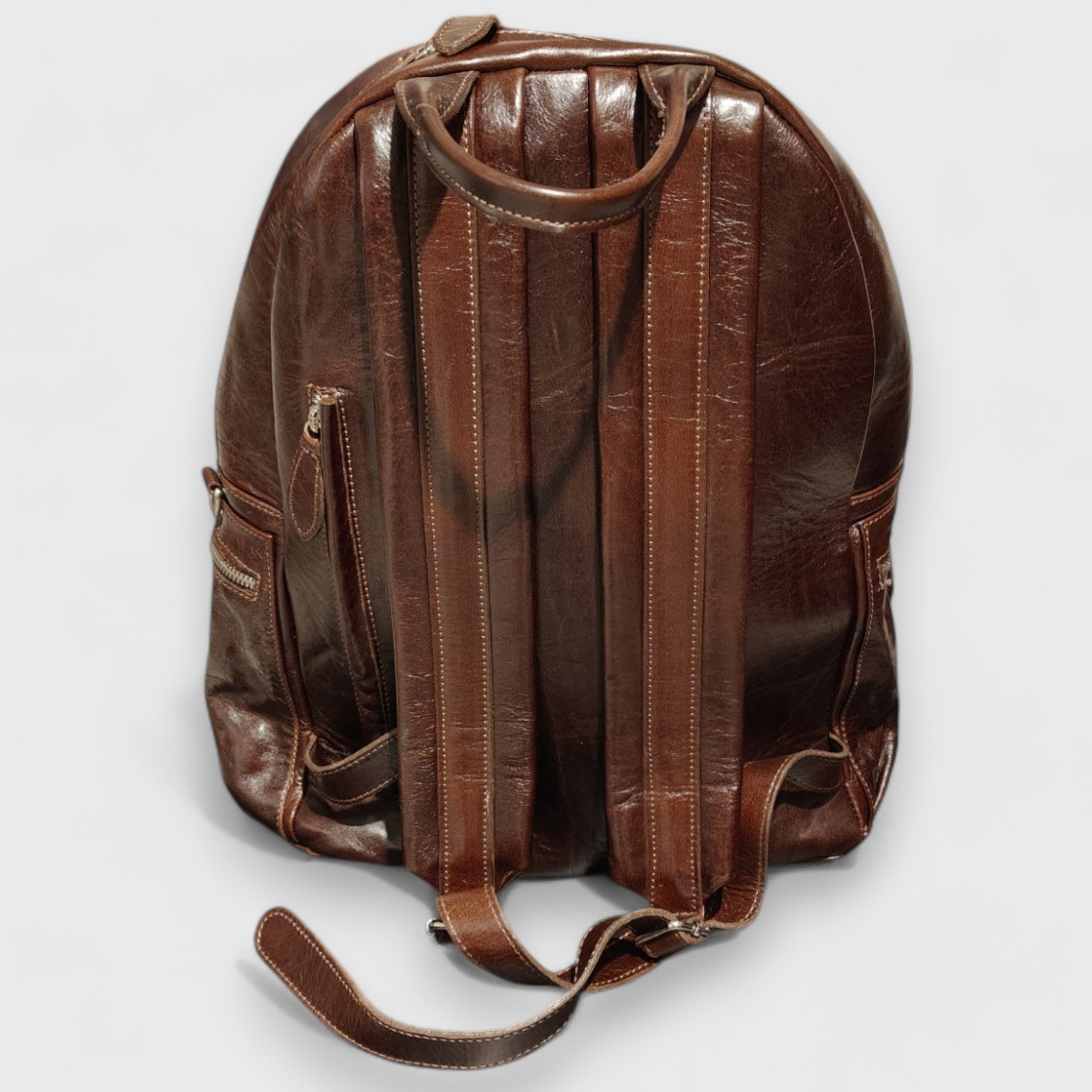 Pelletteria Pelle Nuda Milano, Artigianato Italiano, Vera pelle, Borsa donna, Venty marrone